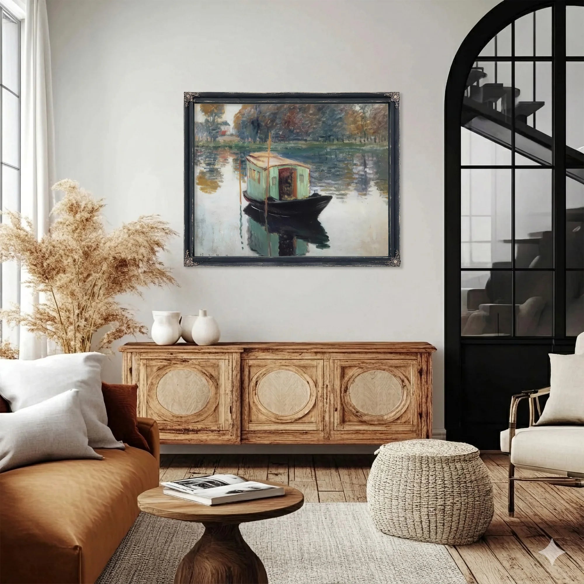 The Studio Boat By Edouard Manet Fine Art Print