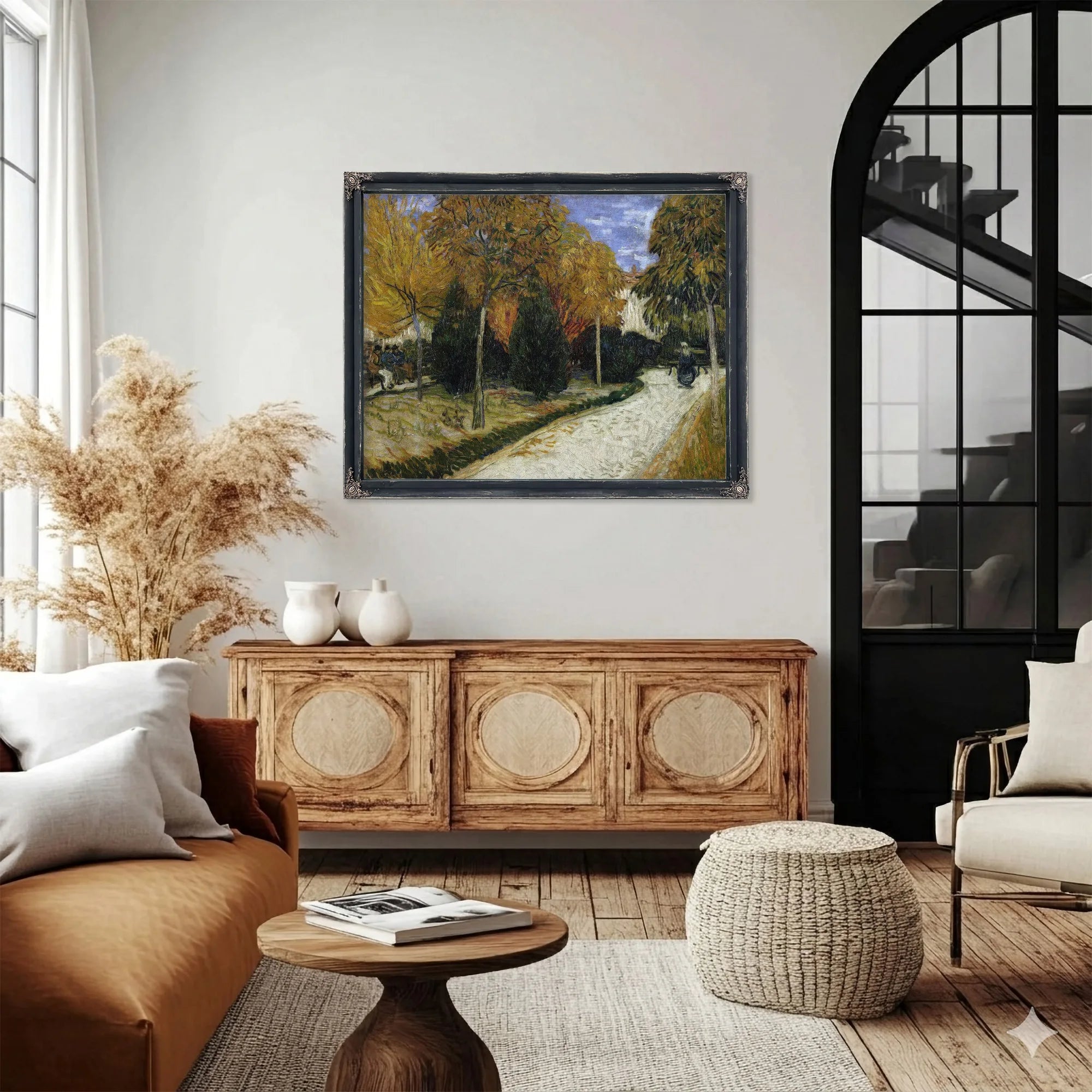 The Public Garden By Vincent Van Gogh Fine Art Print
