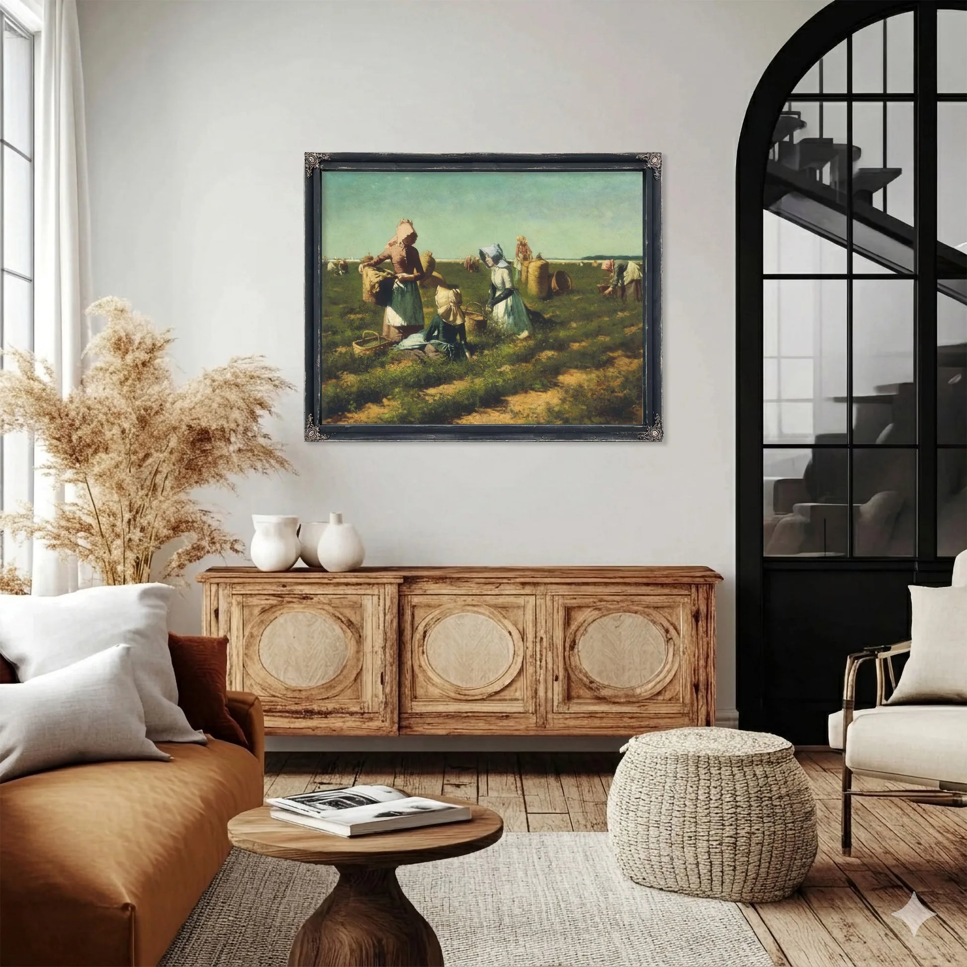 The Peapickers Of Long Island By Harry Roseland Fine Art Print