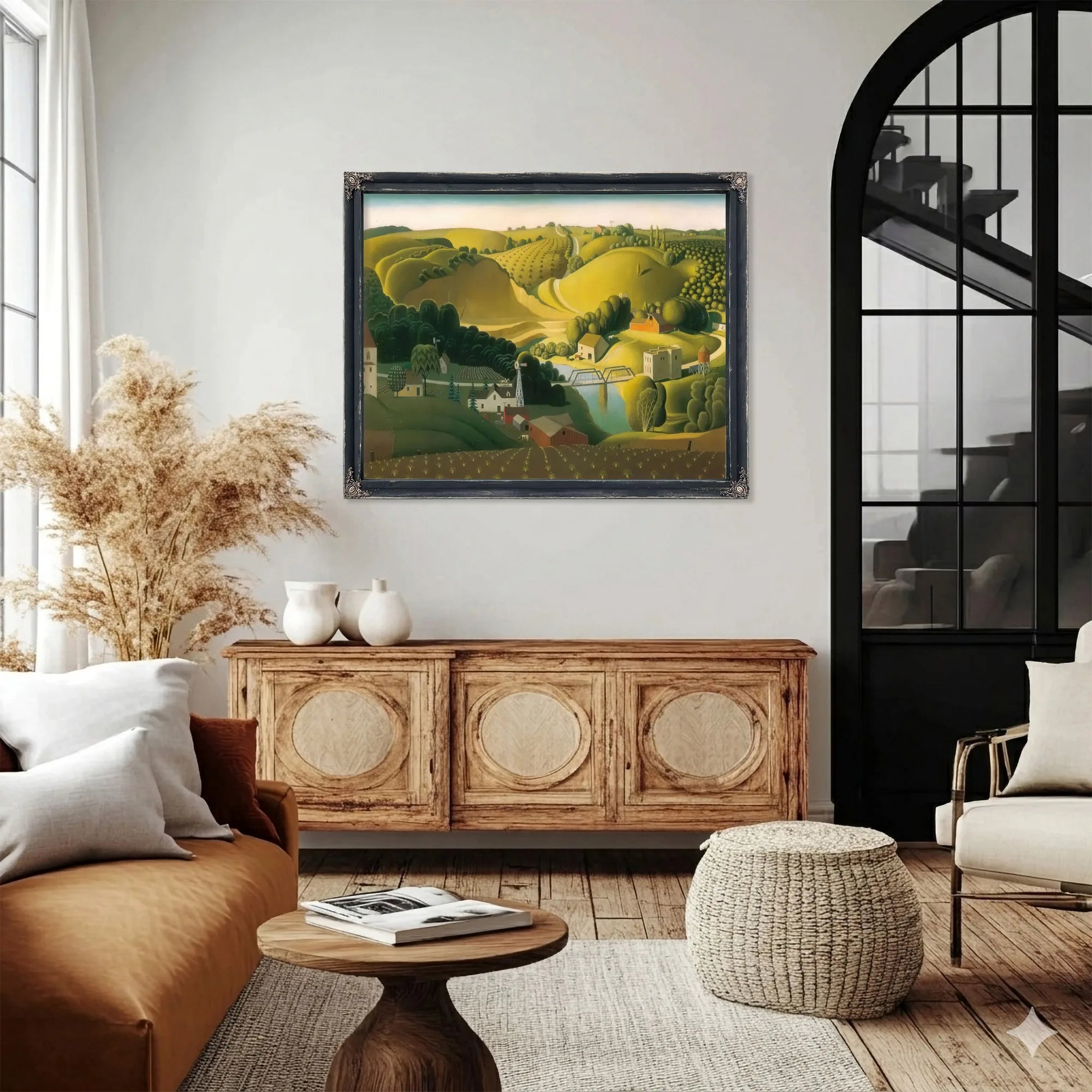 Stone City By Grant Wood Fine Art Print