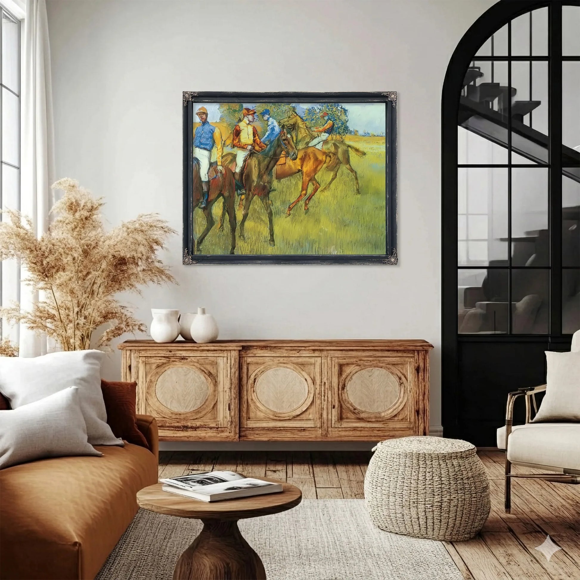 Race Horses By Edgar Degas Fine Art Print