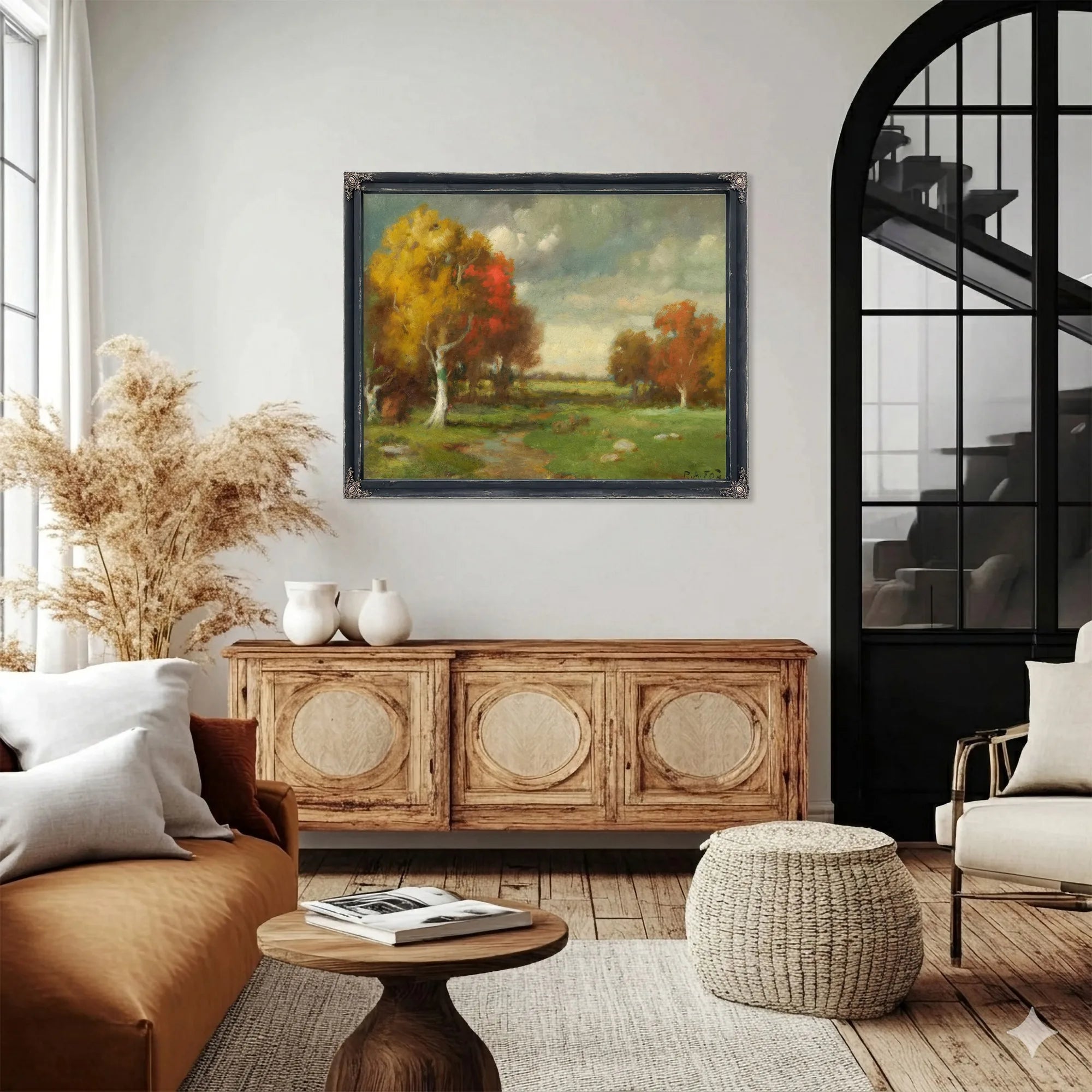 Country Pasture By Robert Atkinson Fox Fine Art Print