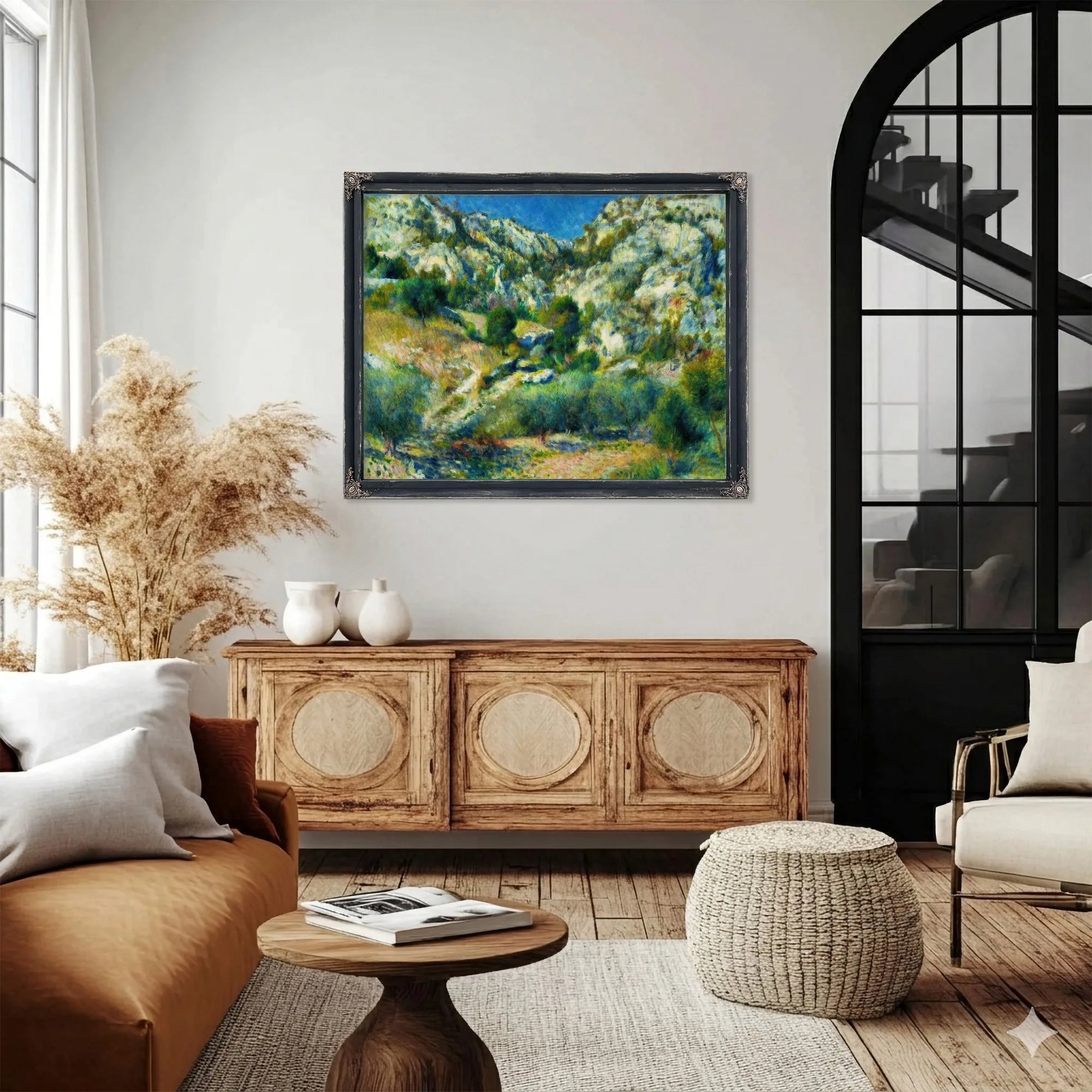 Rocky Crags At L'estaque By Pierre August Renoir Fine Art Print