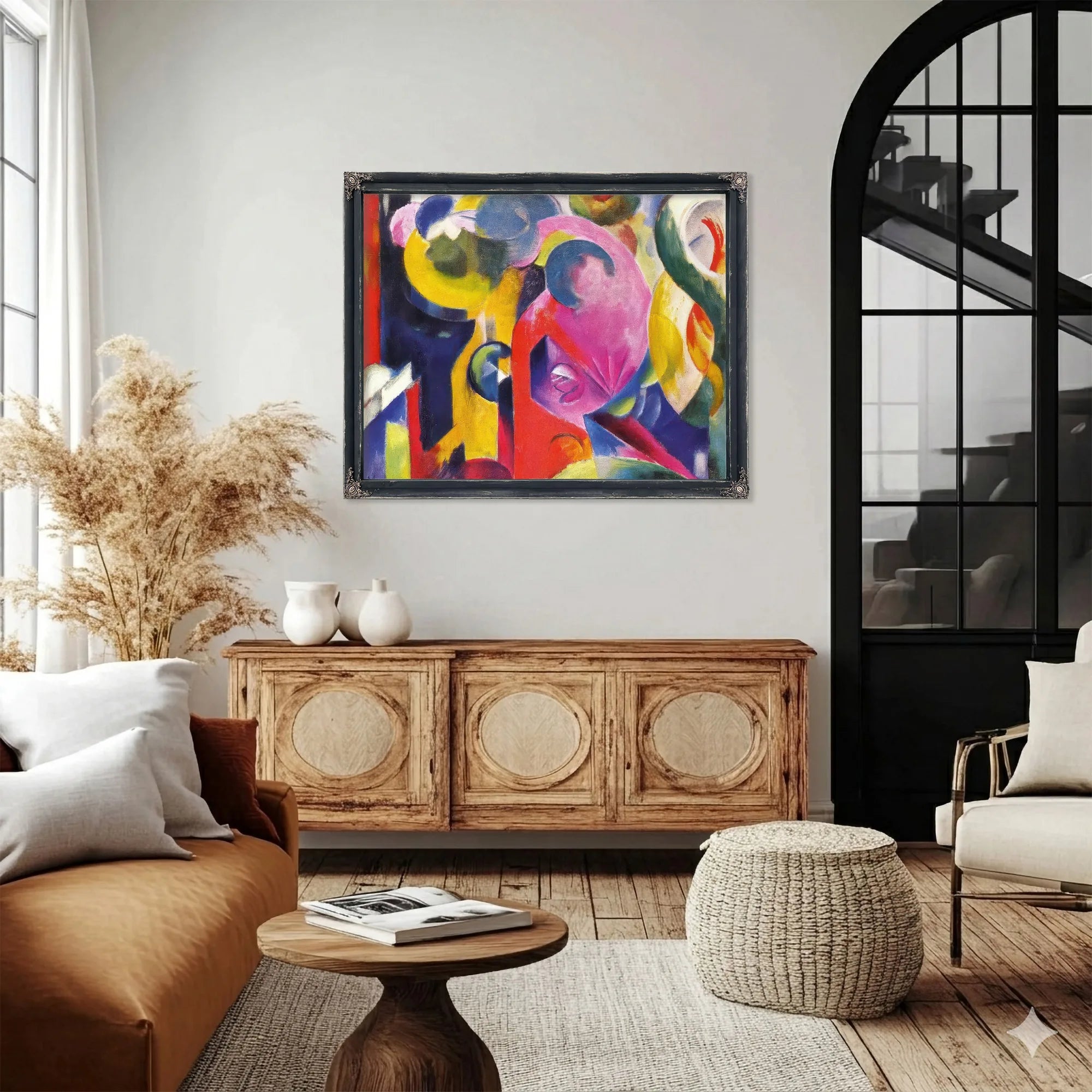 Small Composition Iii By Franz Marc Fine Art Print
