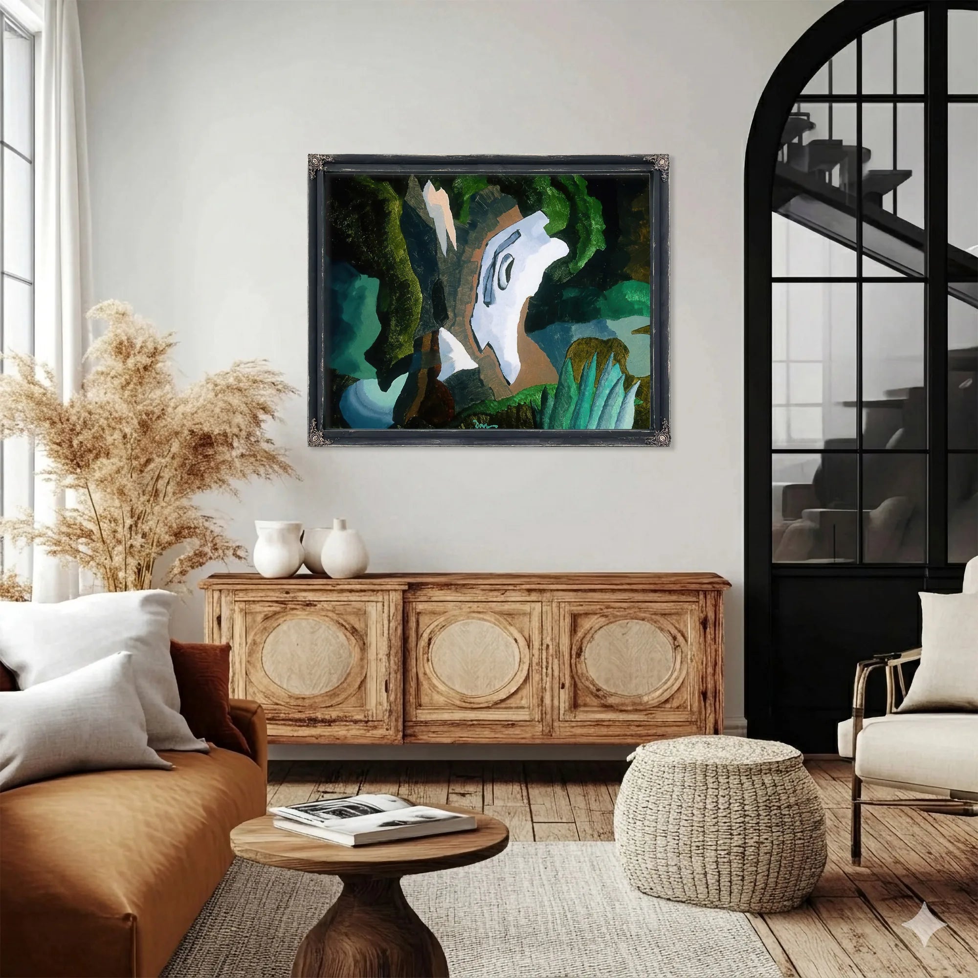 Neighborly Attempt At Murder By Arthur Dove Fine Art Print
