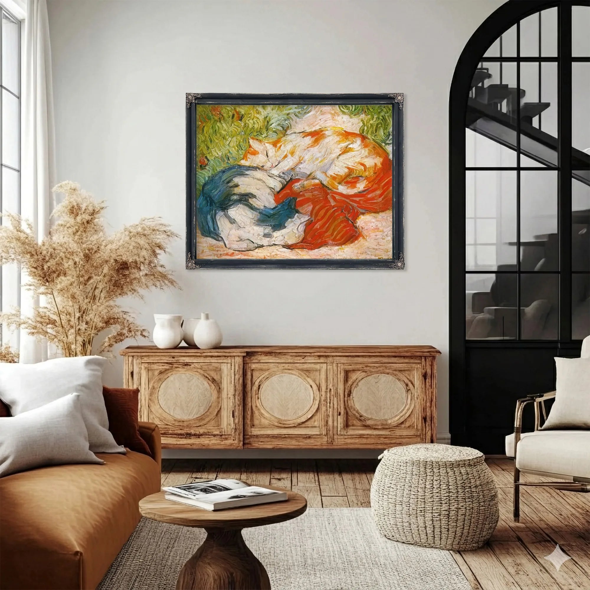 Cats By Franz Marc Fine Art Print