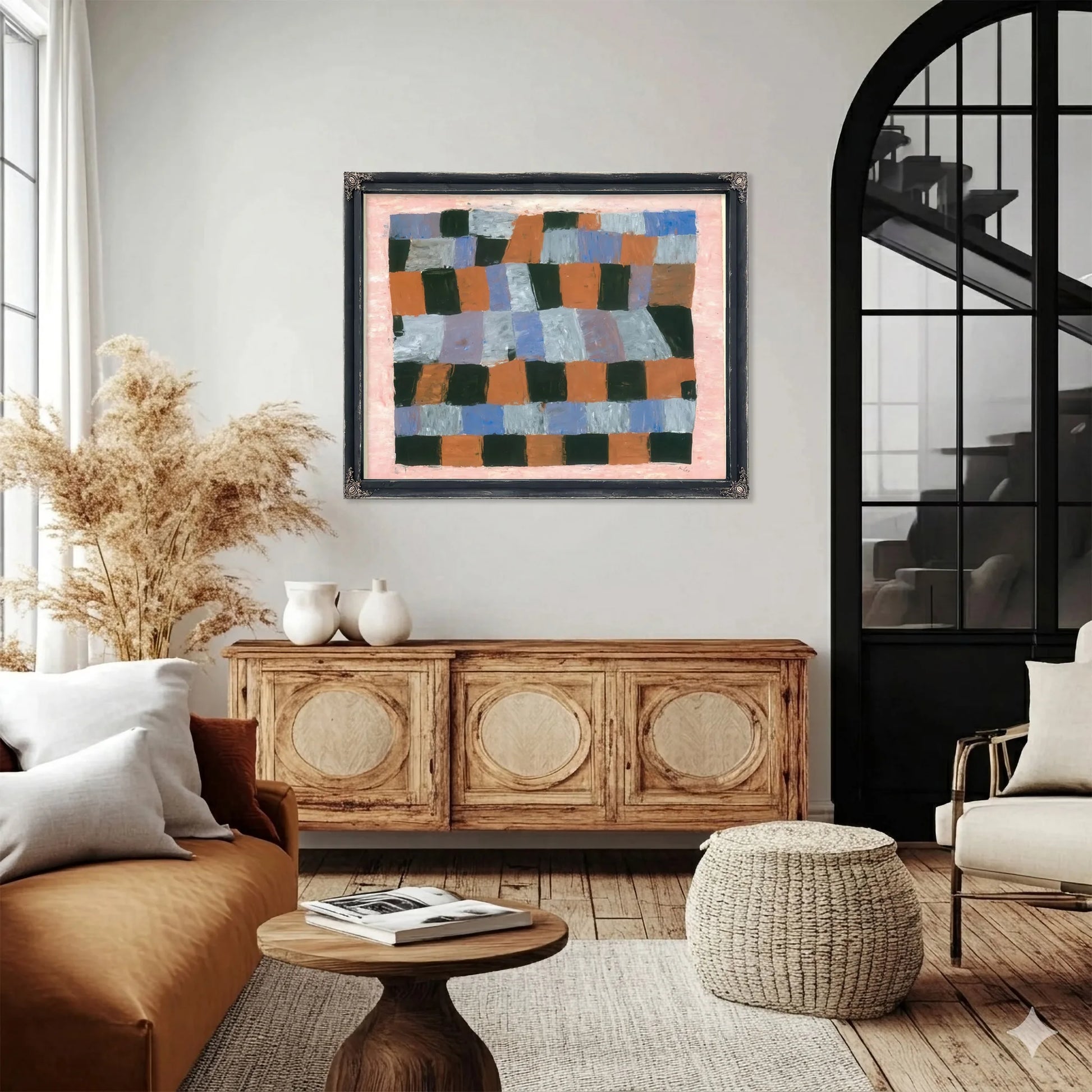 Rhyhmical Severer And Freer 1930 O 9( 59) By Paul Klee Fine Art Print