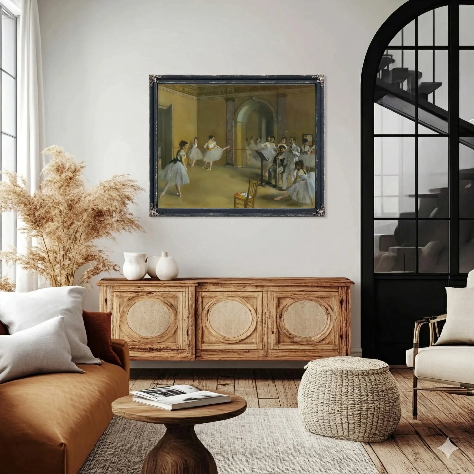 The Dance Foyer At The Opera By Edgar Degas Fine Art Print