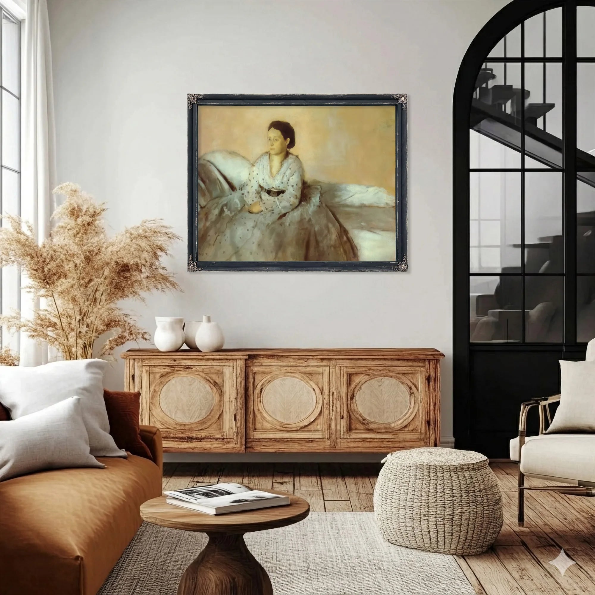 Estelle Musson By Edgar Degas Fine Art Print