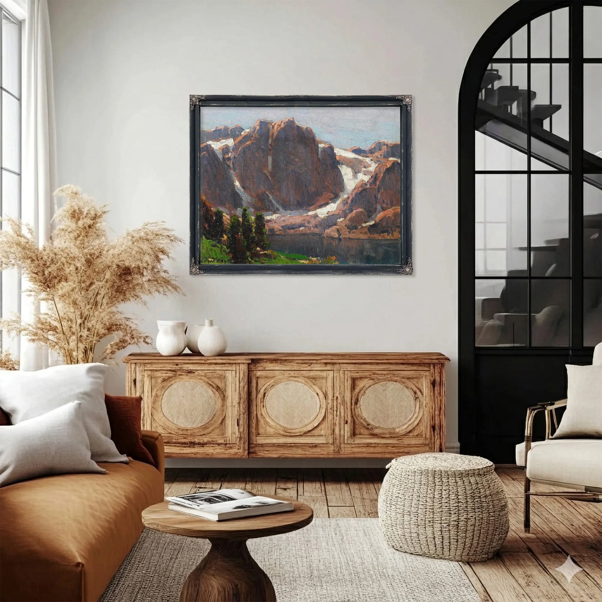 Temple Crag, High Sierra Lake By Edgar Payne Fine Art Print