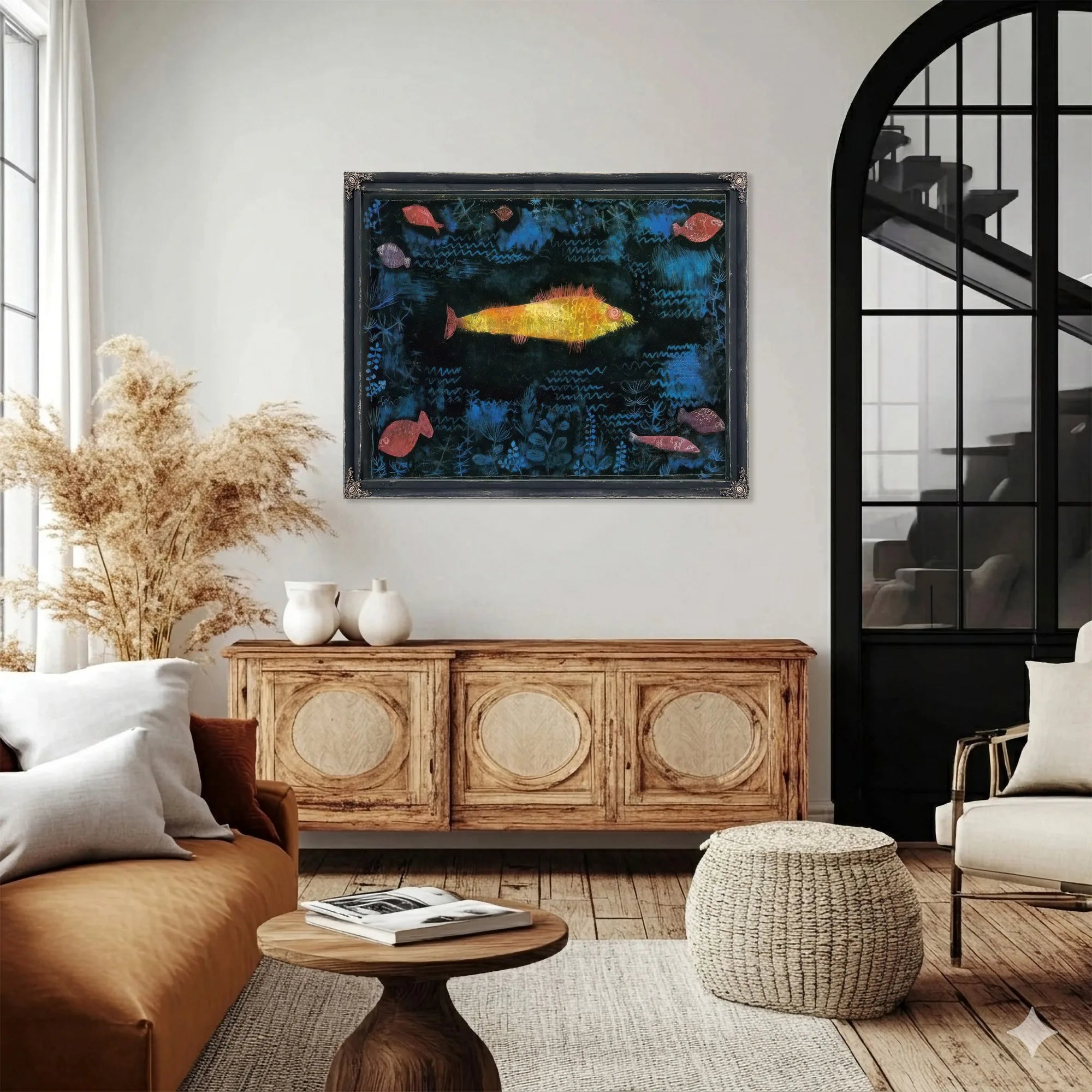 The Goldfish 1925 R 6 ( 86) By Paul Klee Fine Art Print