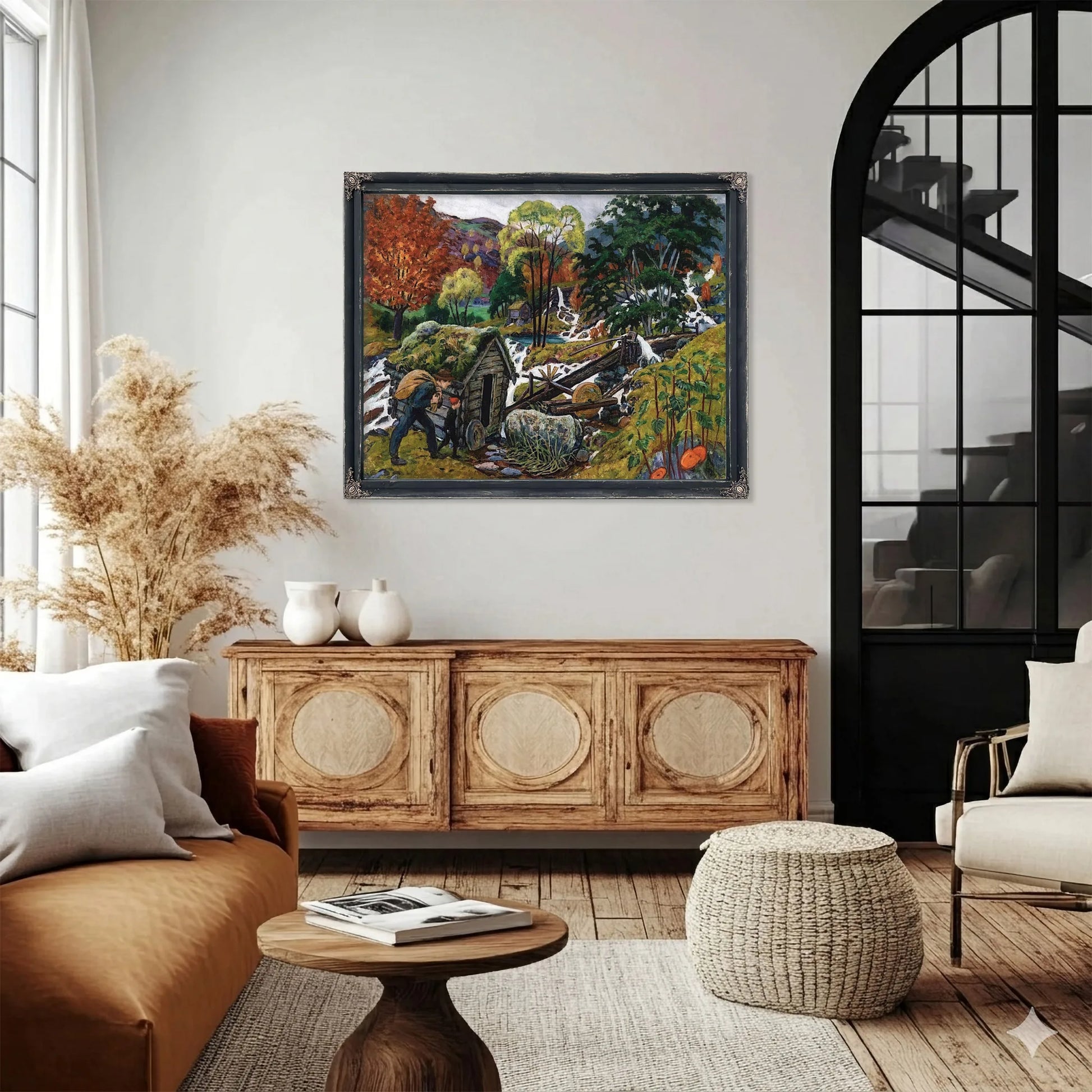 Milling Weather By Nicolai Astrup Fine Art Print