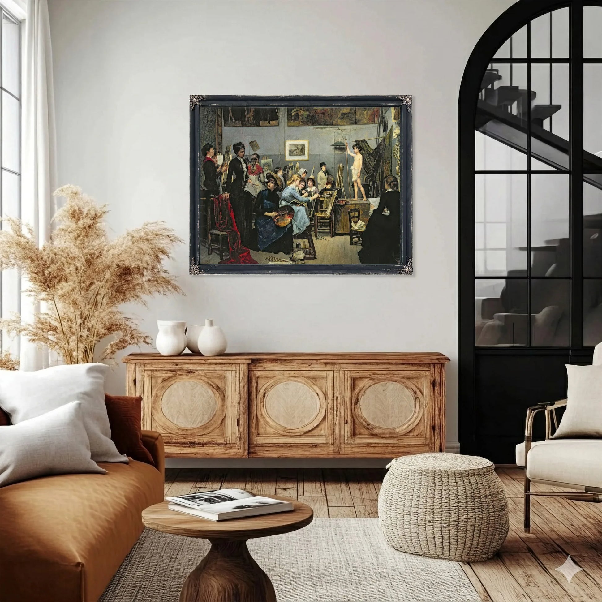 In The Studio 1881 By Marie Bashkirtseff Fine Art Print