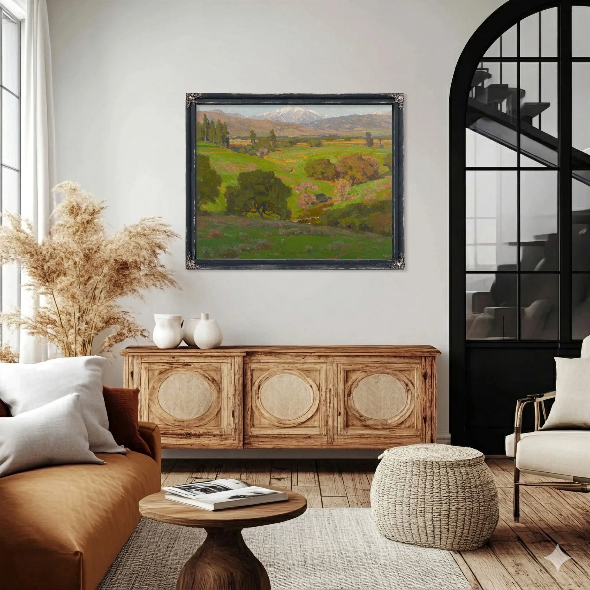 A Vista Towards Mt. Baldy By William Wendt Fine Art Print