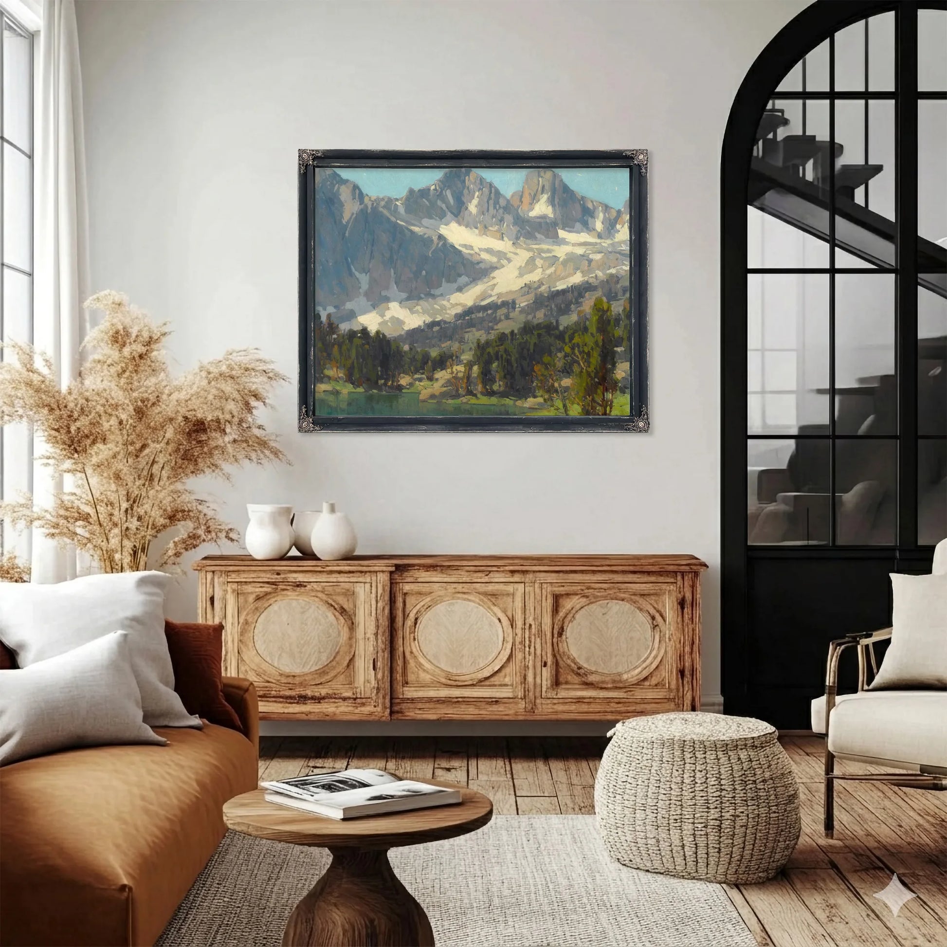 Mount Gayley And Mount Sill, Big Pine, High Sierras, California By Edgar Payne Fine Art Print