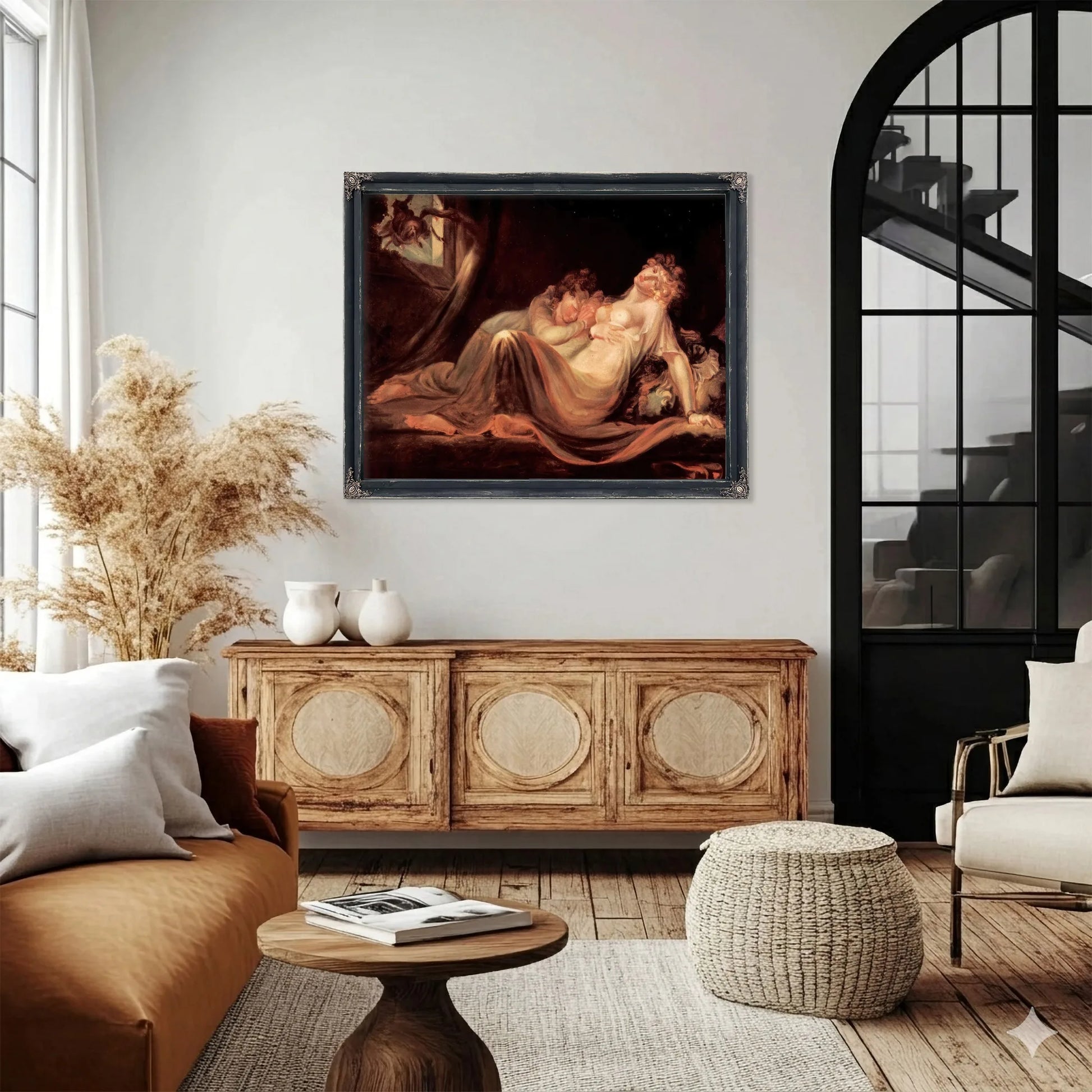 The Incubus Leaving Two Sleeping Women By Henry Fuseli Fine Art Print