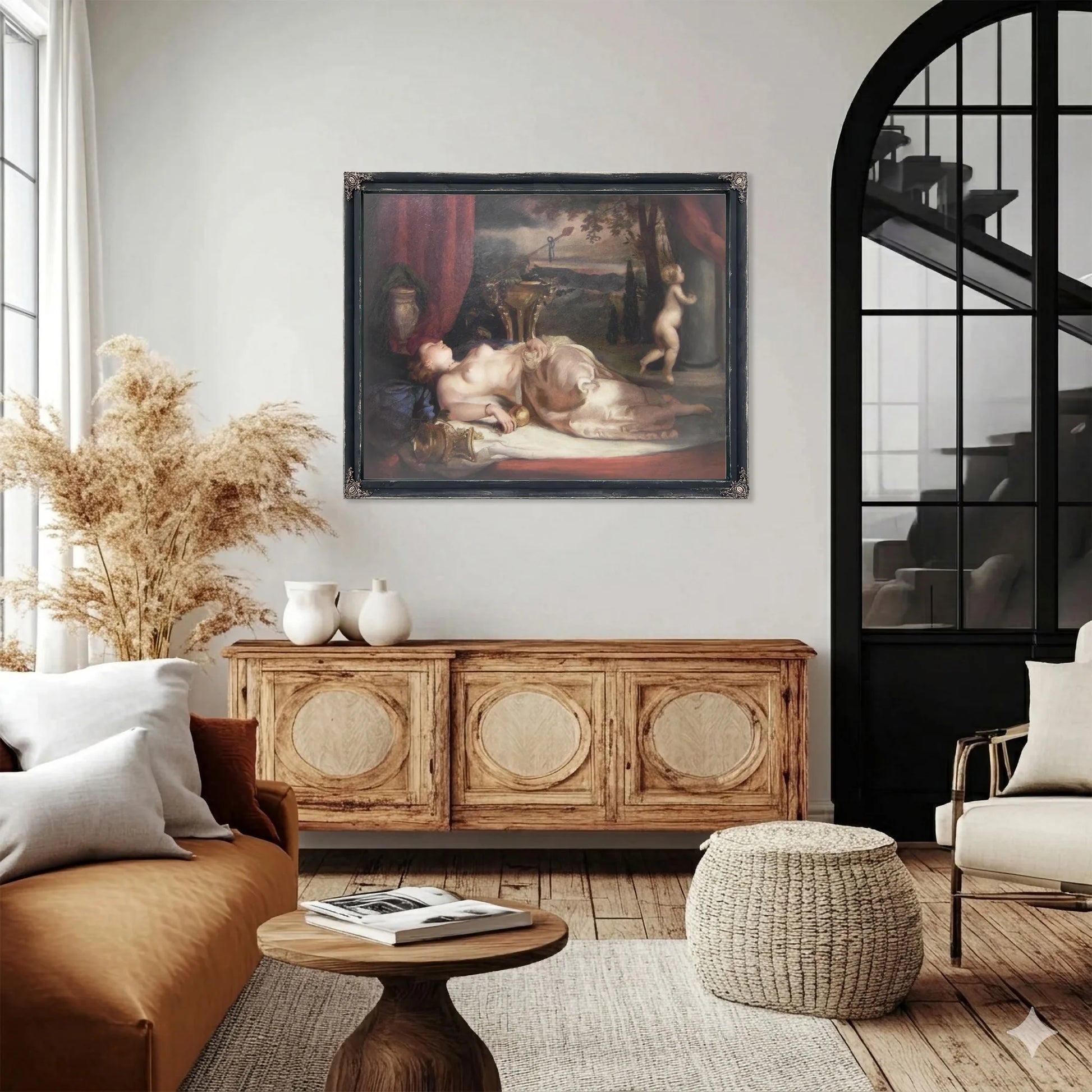 Nude Asleep By William Etty Fine Art Print