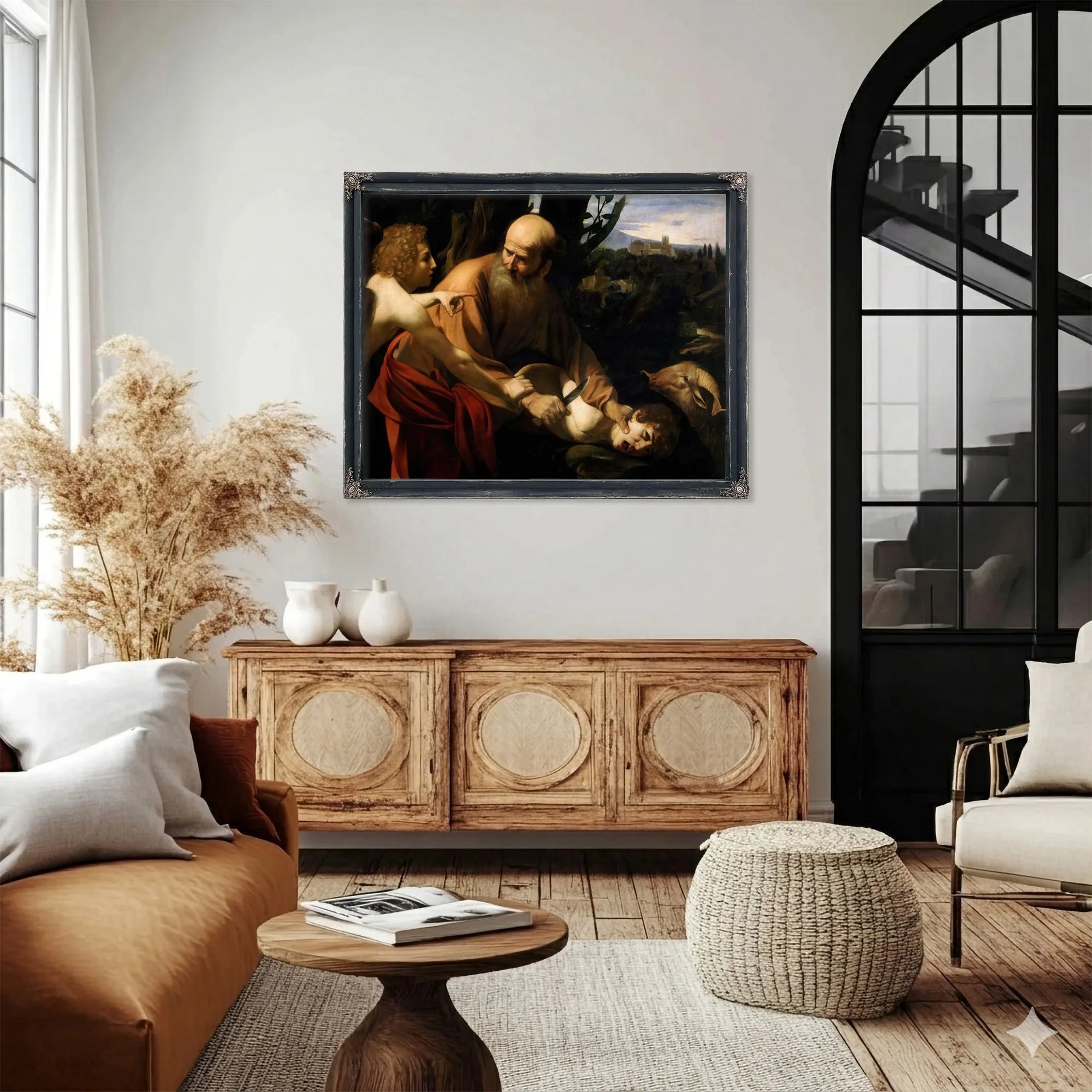 The Sacrifice Of Isaac 1602 By Caravaggio Fine Art Print