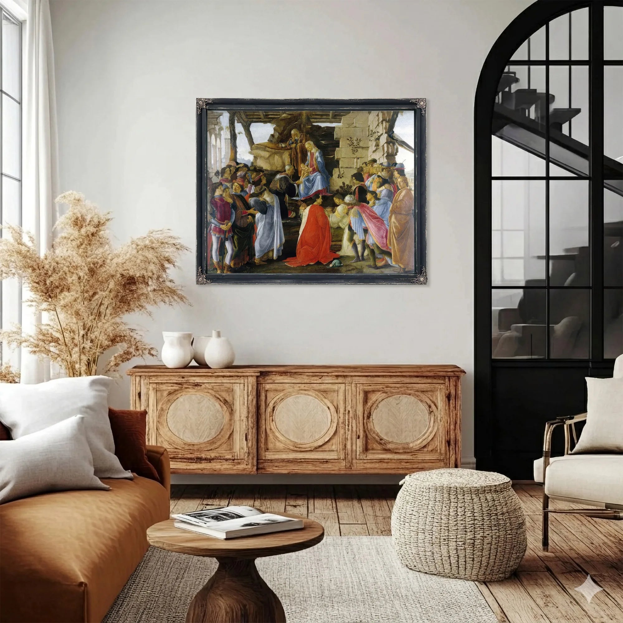 Adoration Of The Magib By Sandro Botticelli Fine Art Print