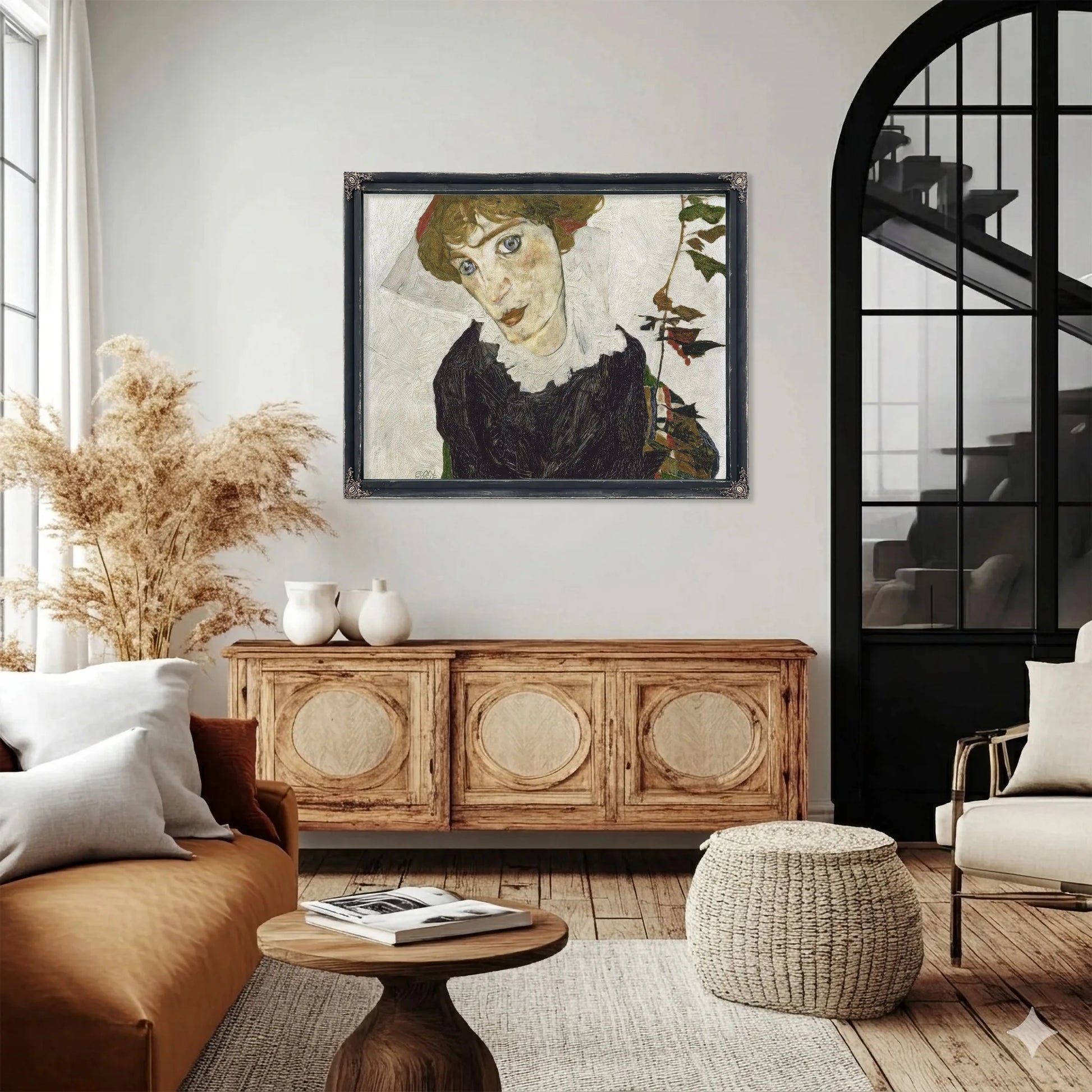 Portrait Of Wally Neuzil by Egon Schiele Fine Art Print