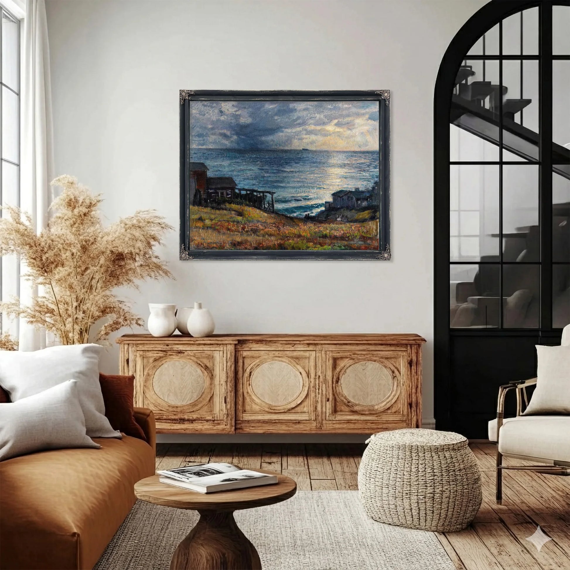 Laguna Coastal Scene By Joseph Kleitsch Fine Art Print