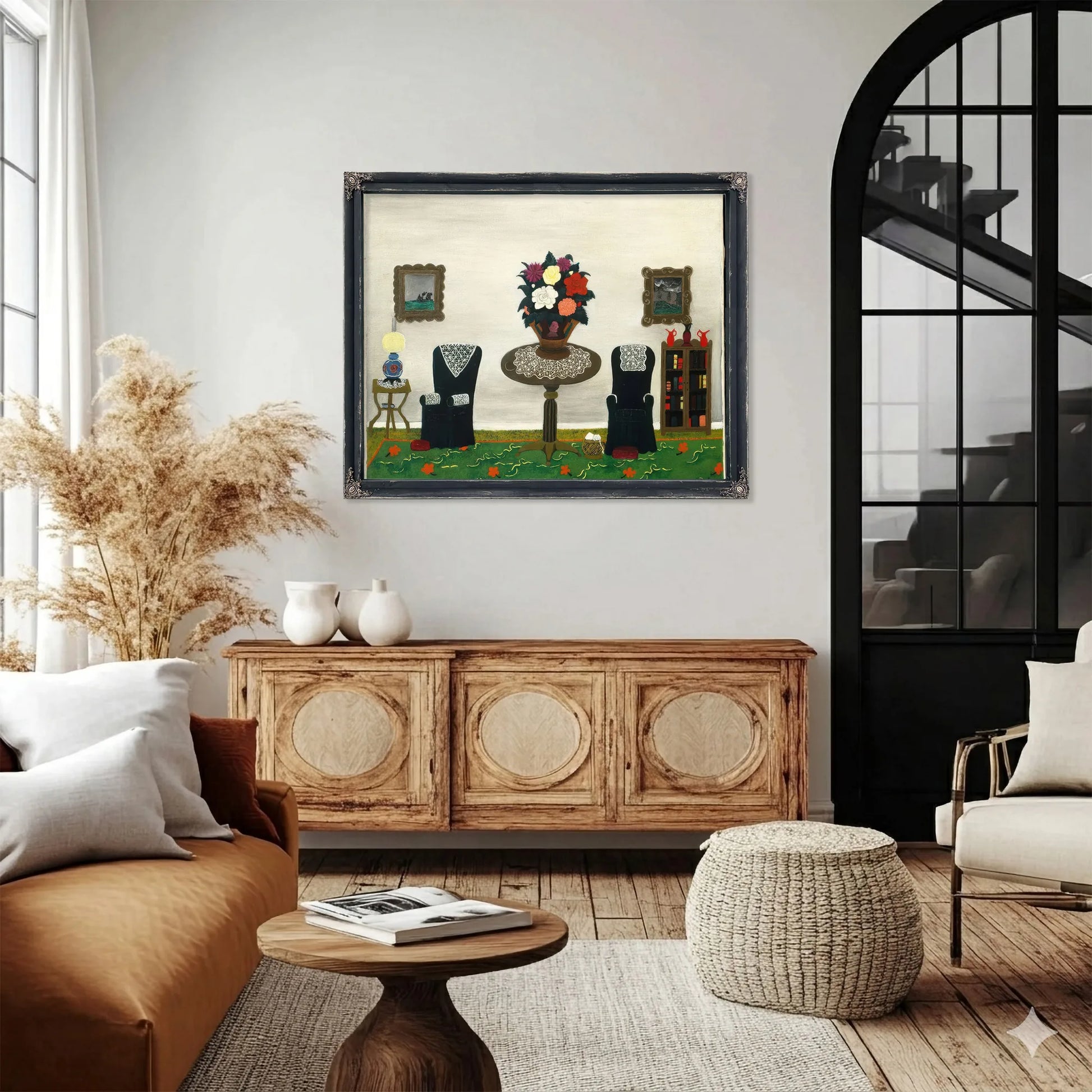 Victorian Interior Ii By Horace Pippin Fine Art Print