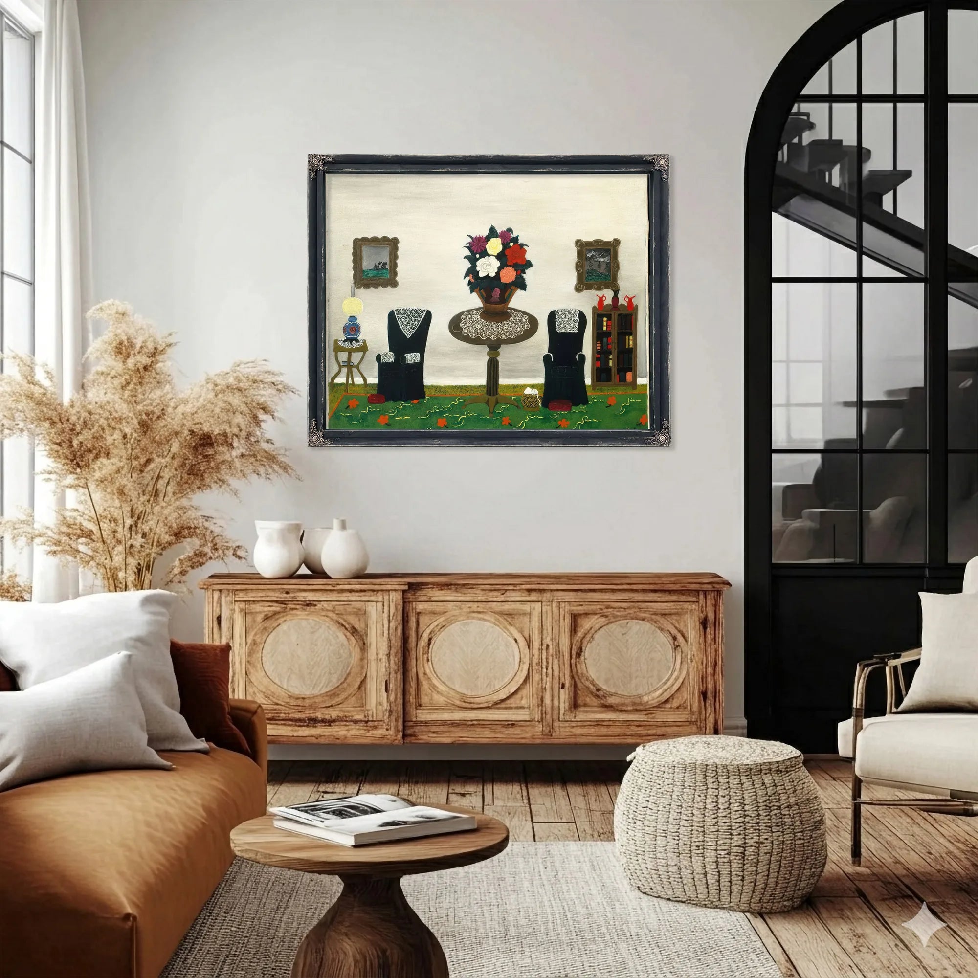 Victorian Interior Ii By Horace Pippin Fine Art Print