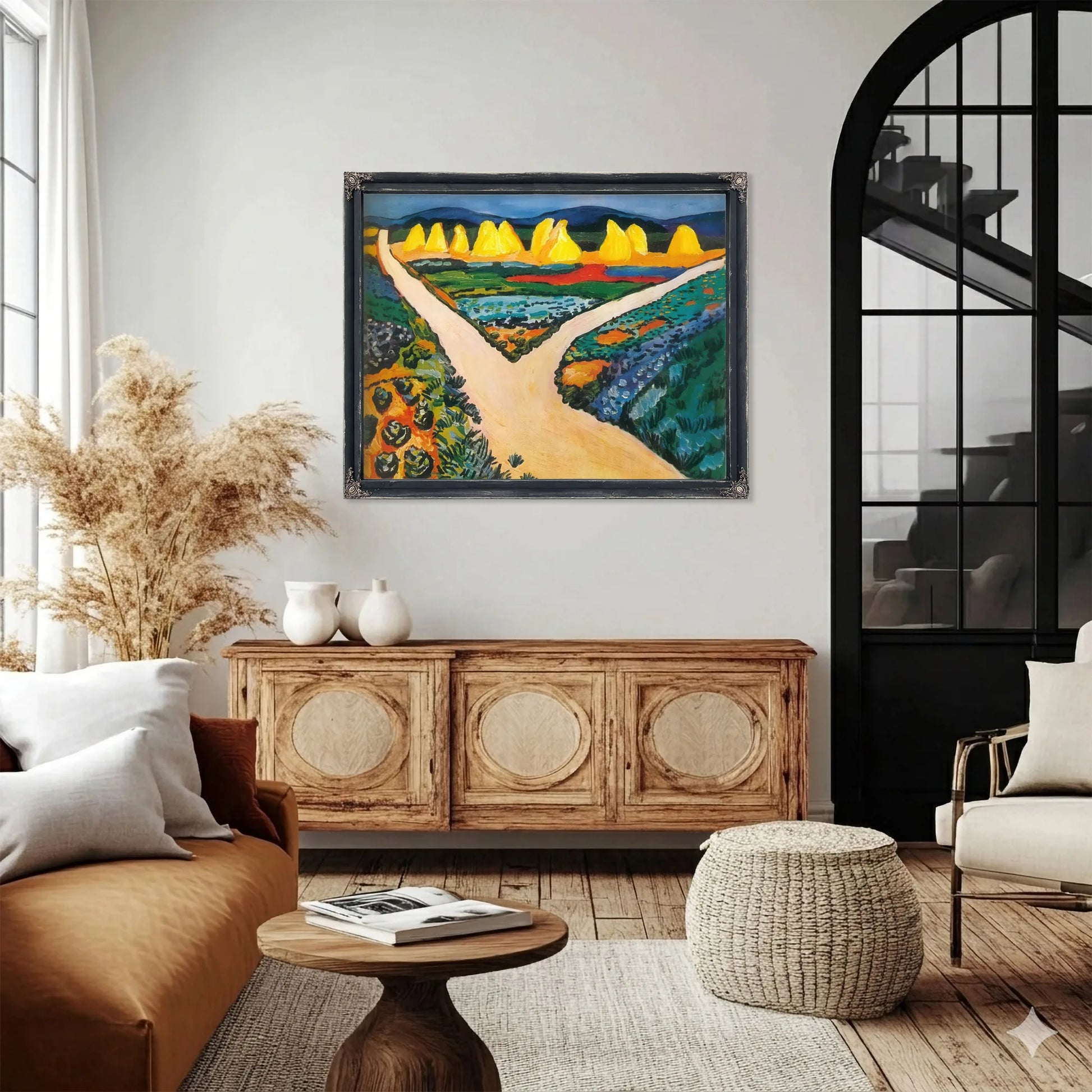 Confluence Point By August Macke Fine Art Print
