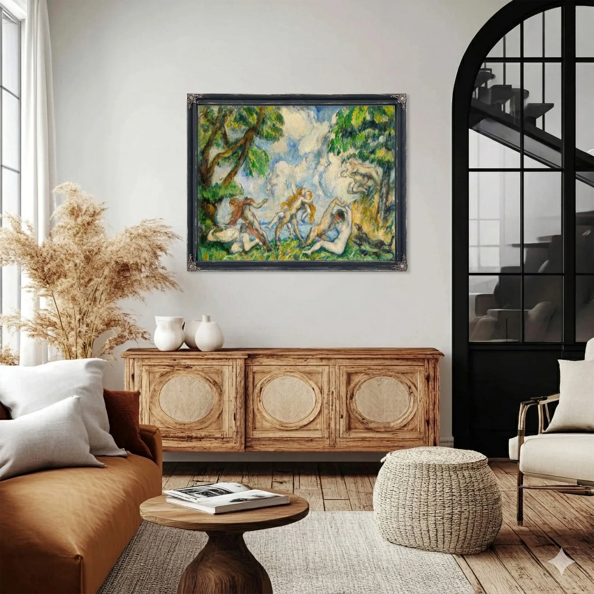 The Battle Of Love By Paul Cezanne Fine Art Print