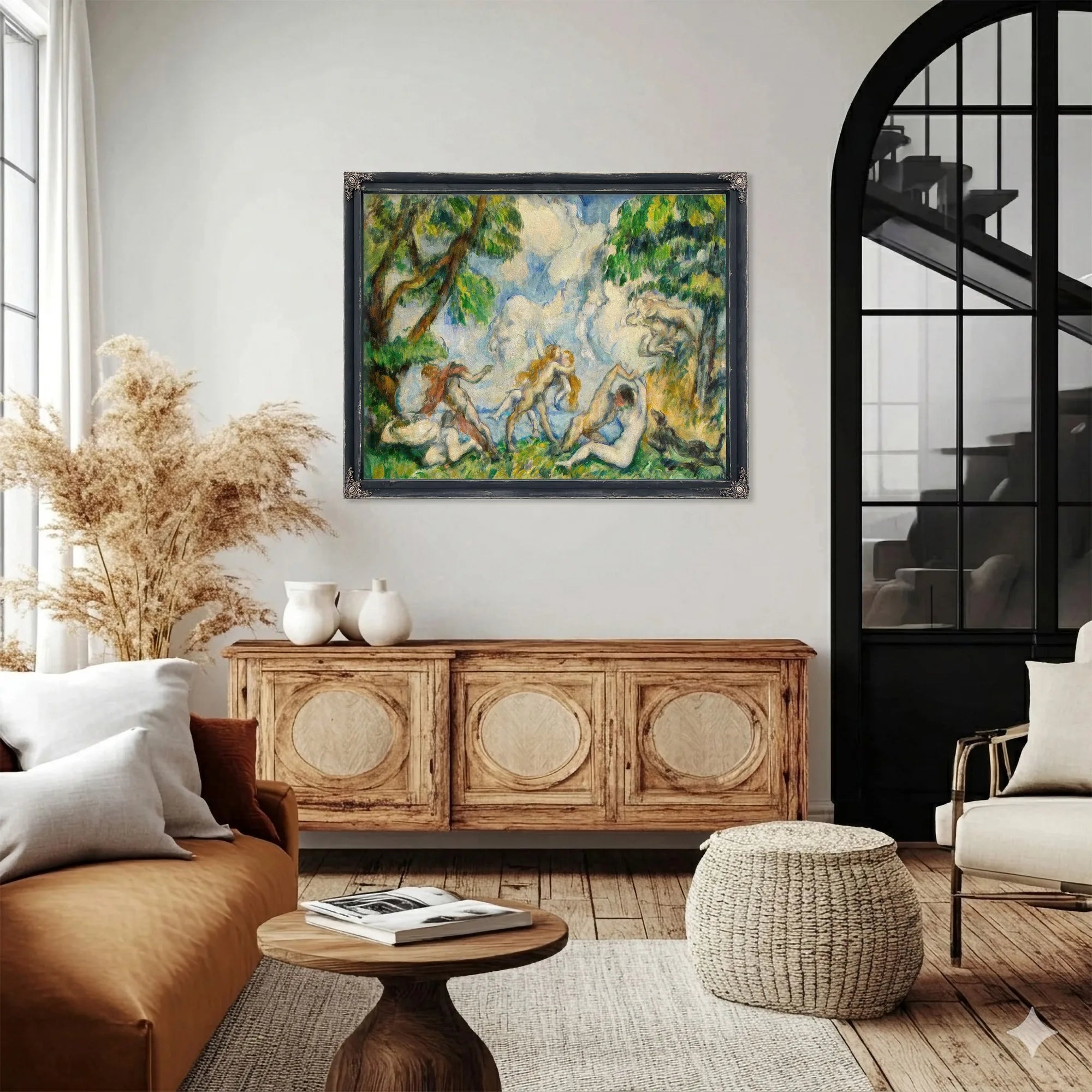 The Battle Of Love By Paul Cezanne Fine Art Print