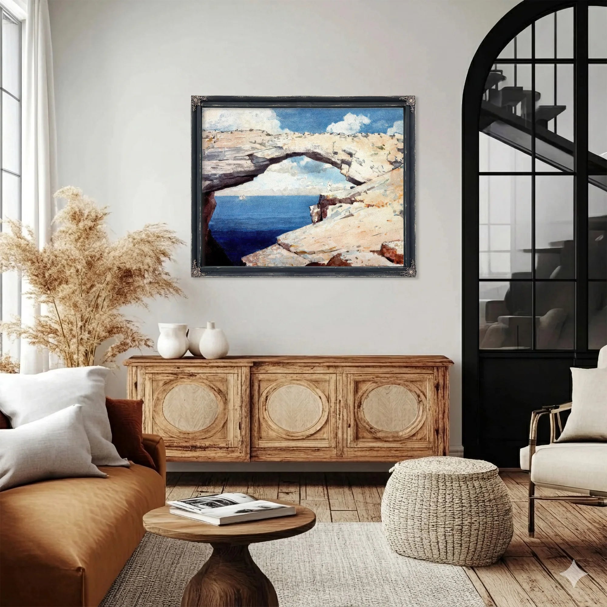 Glass Window Bahama By Winslow Homer Fine Art Print