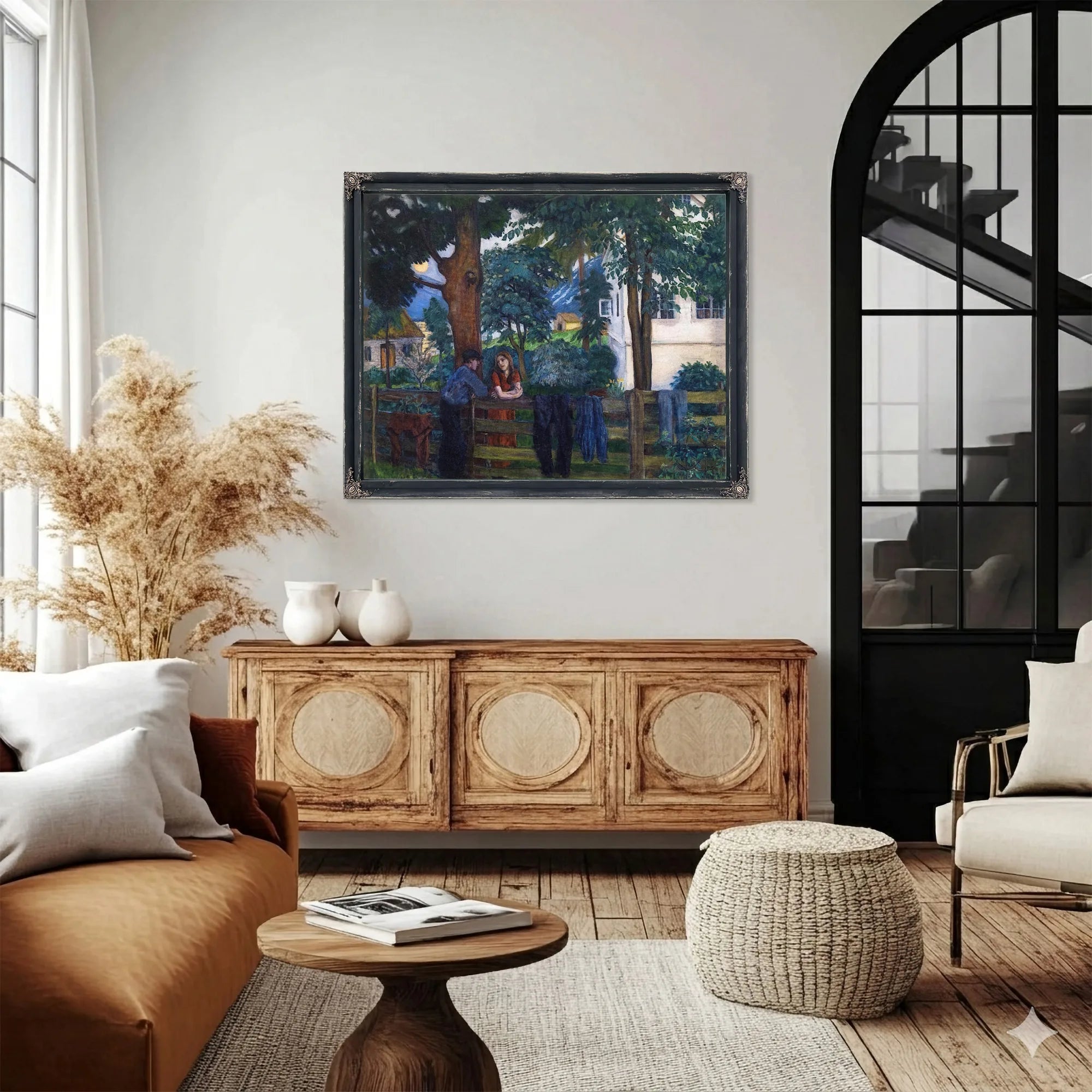Moonlight At Hegrenes By Nicolai Astrup Fine Art Print