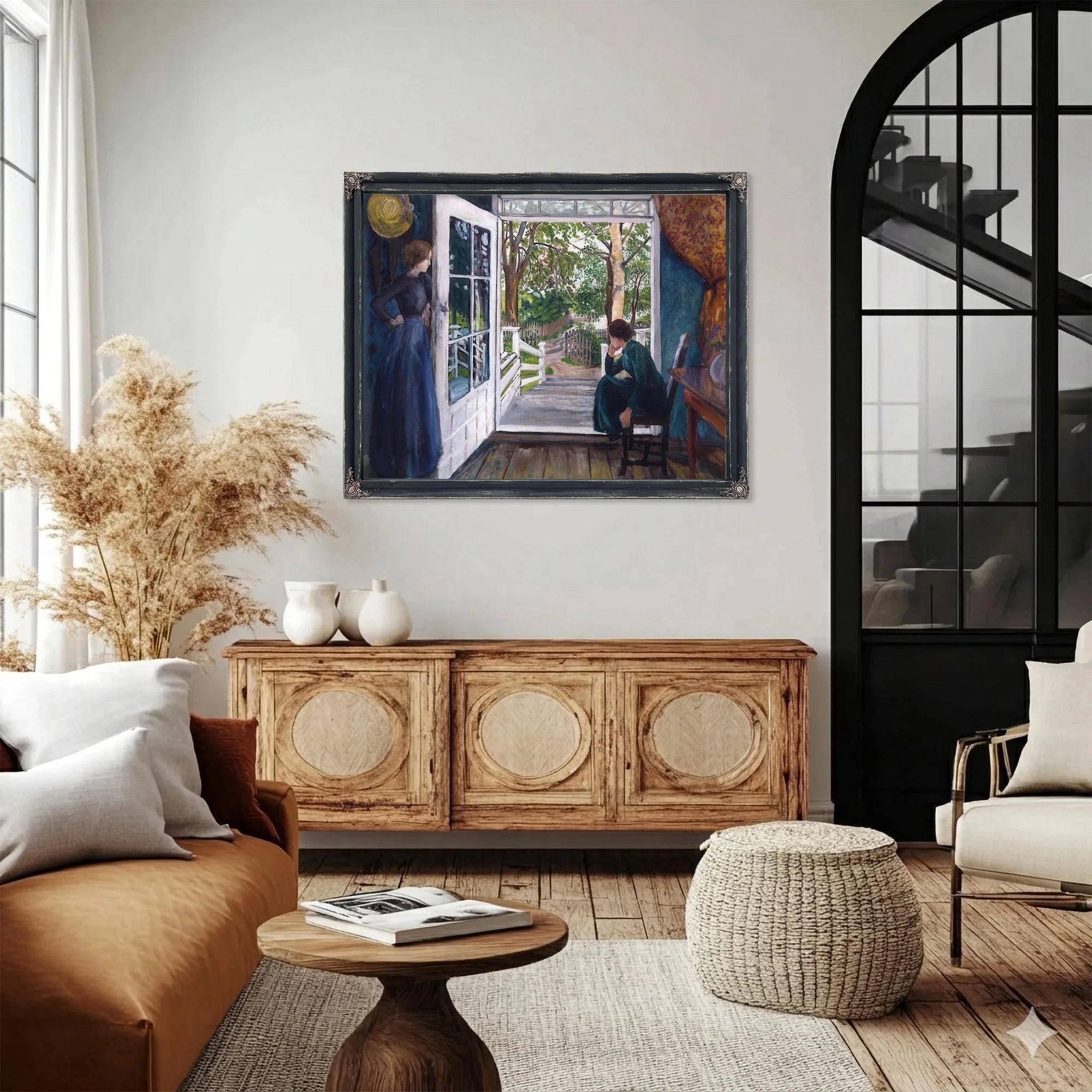 The Open Door By Nicolai Astrup Fine Art Print