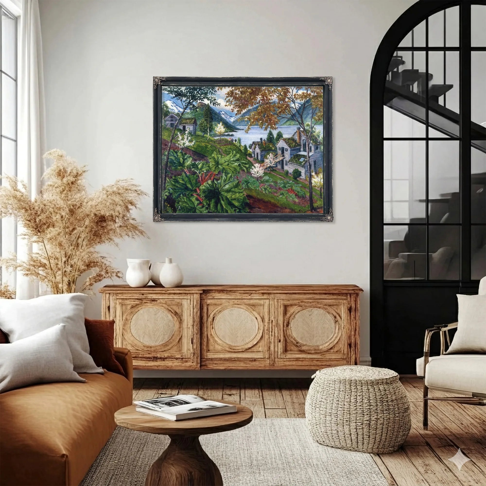 Rhubarb At Sandalstrand By Nicolai Astrup Fine Art Print