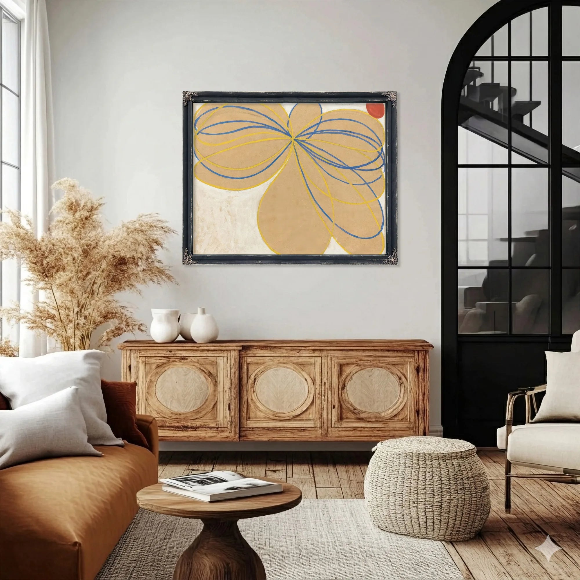 Group V The Seven Pointed Star By Hilma Af Klint Fine Art Print