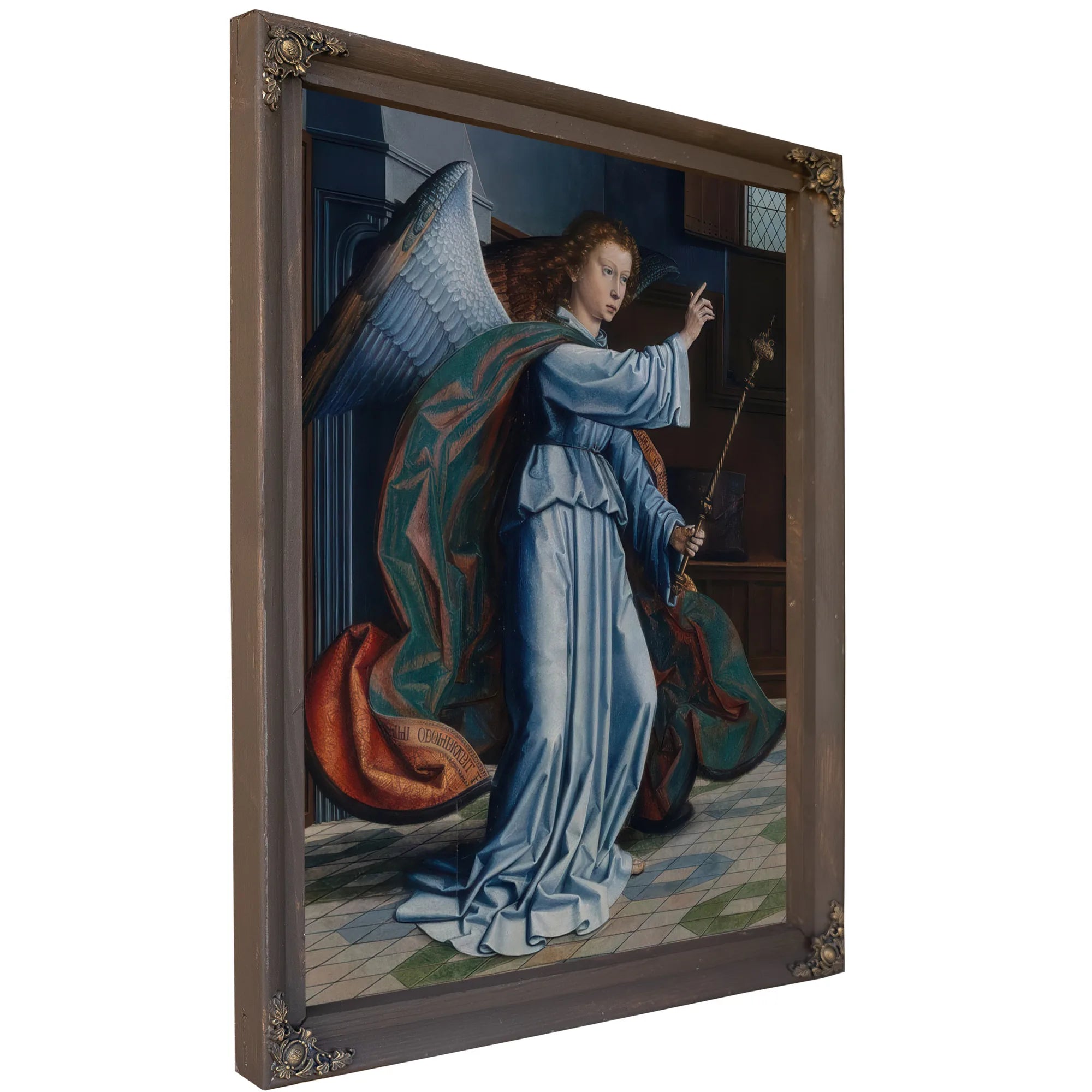 1 The Annunciation Gerard David By Gerard David Fine Art Print