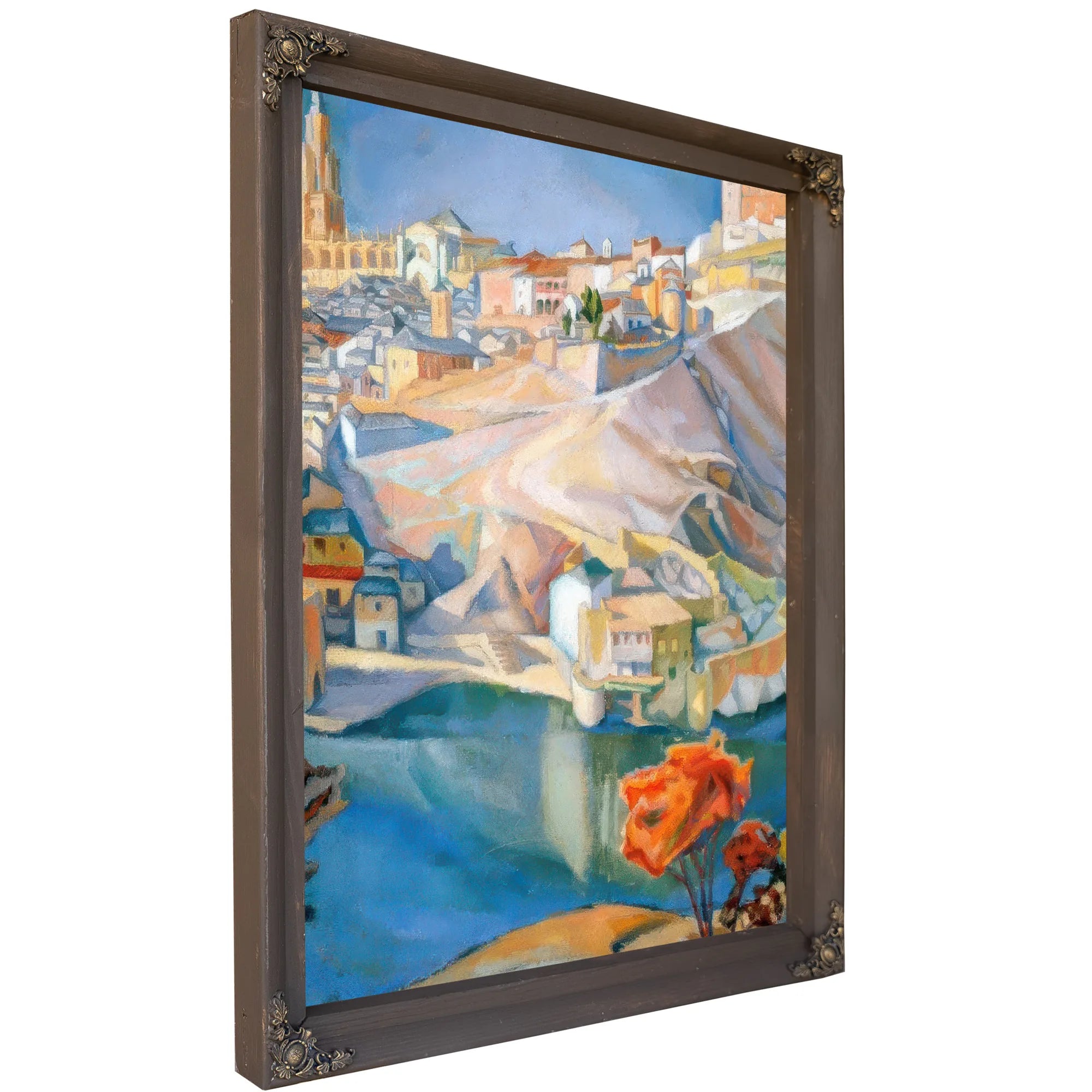 View Of Toledo By Diego Rivera Fine Art Print