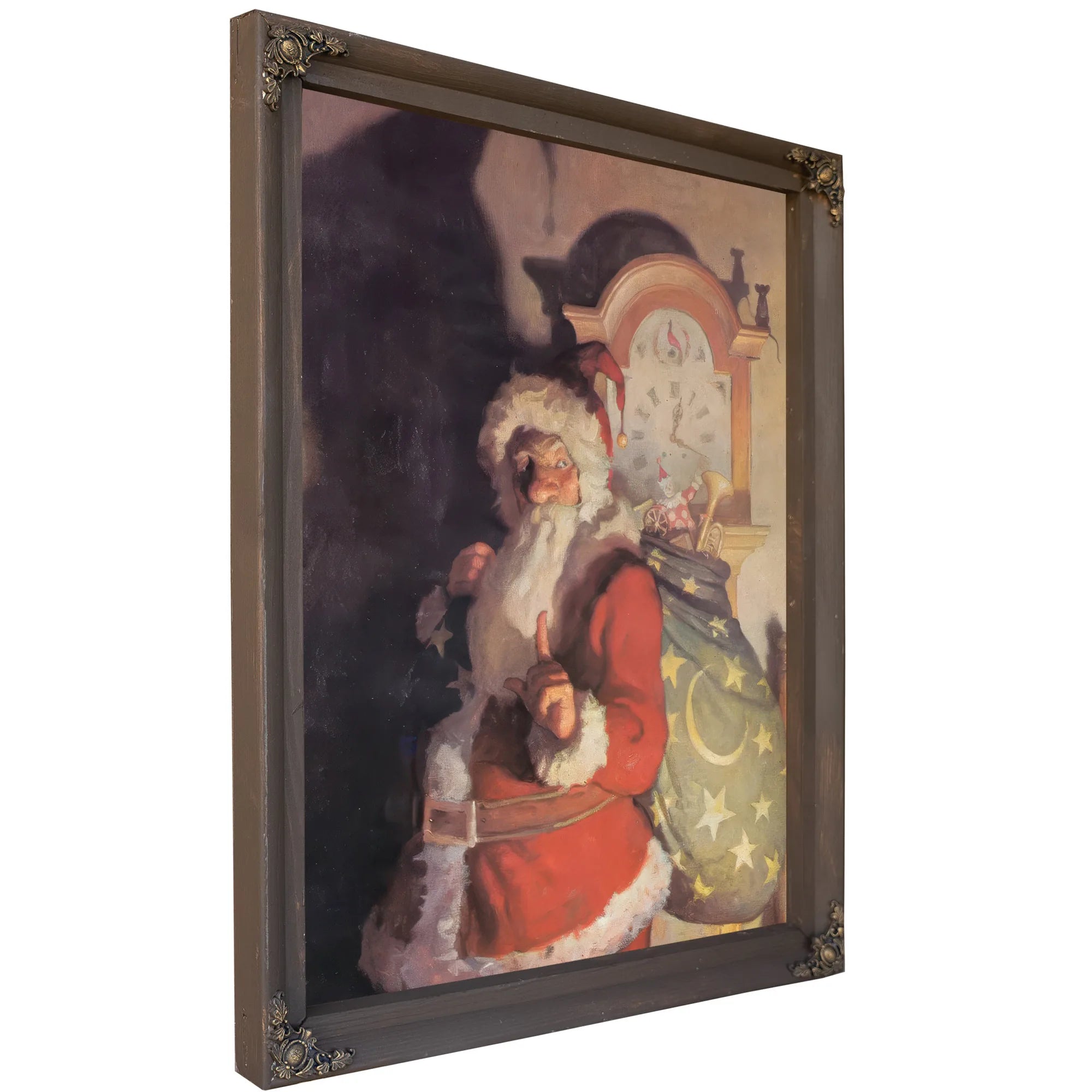 Ole Saint Nick (Old Kris) By NC Wyeth Fine Art Print