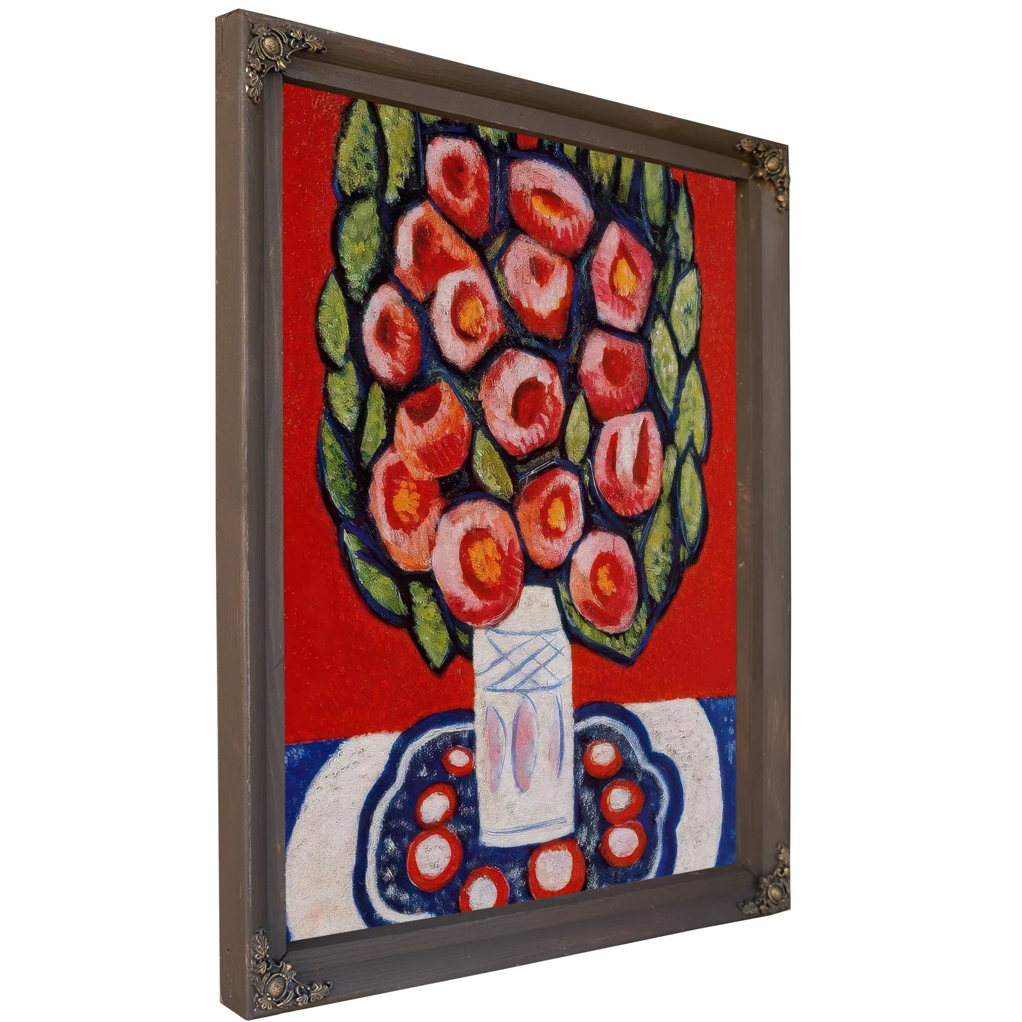 Roses From Hispania By Marsden Hartley Fine Art Print