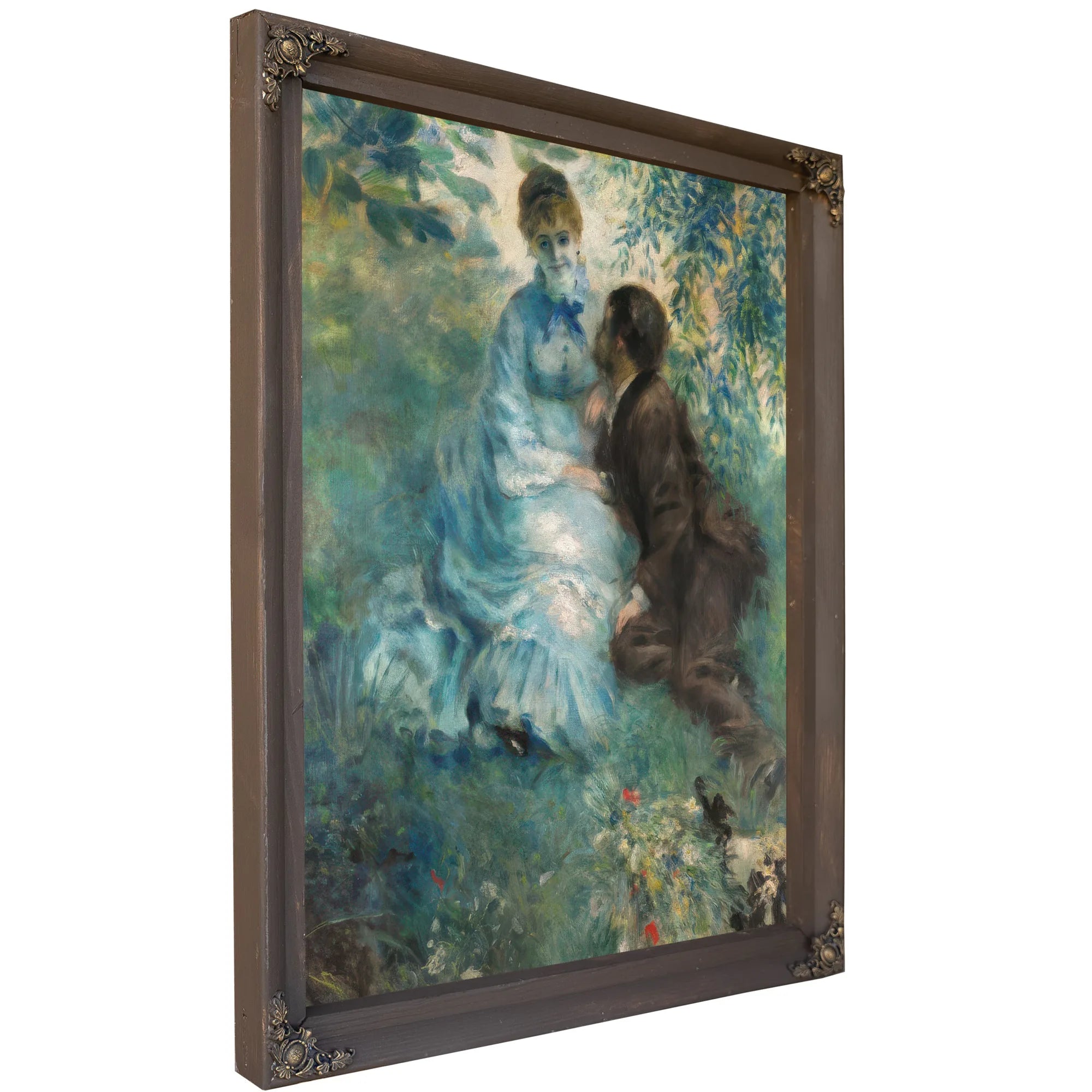 Lovers By Pierre Auguste Renoir Fine Art Print