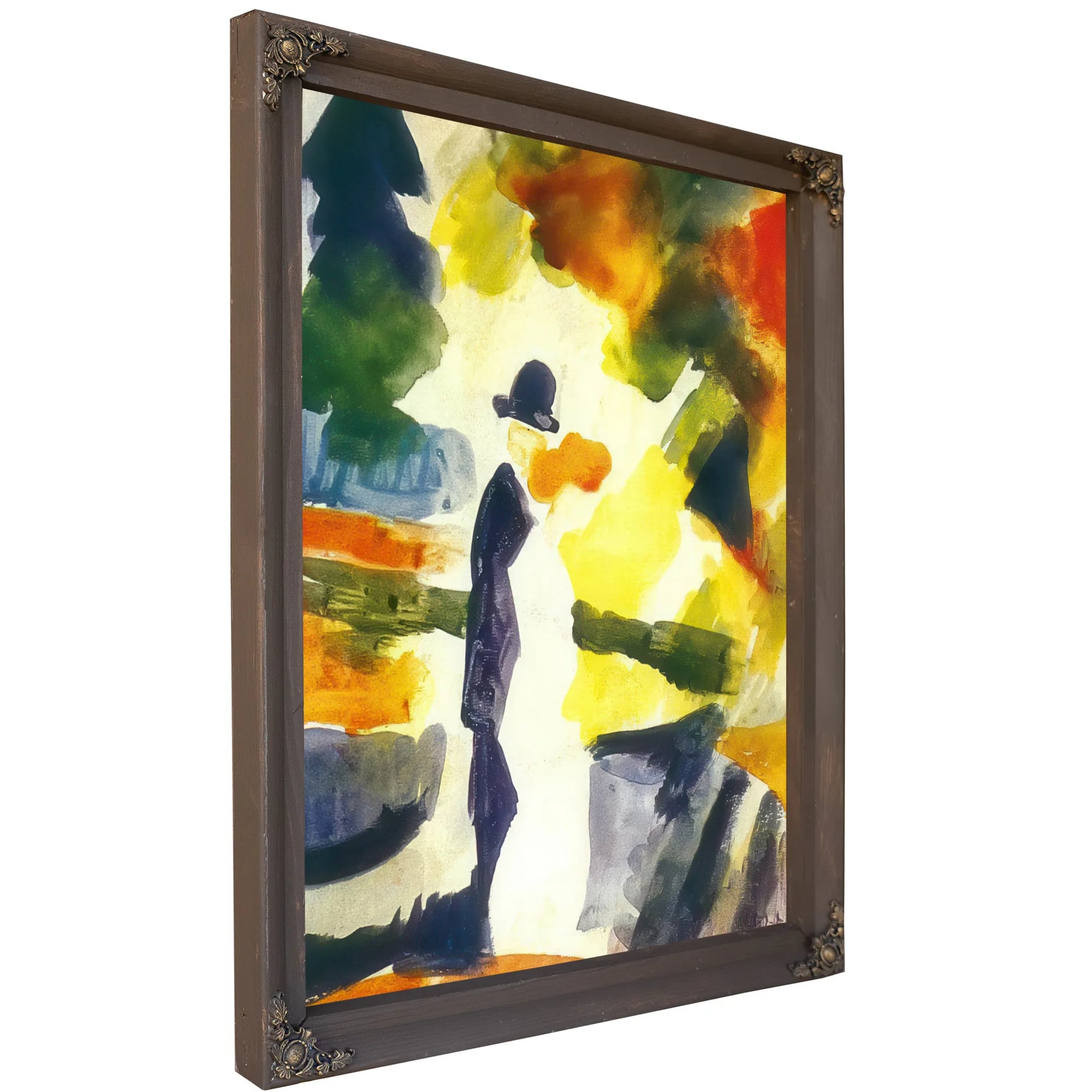 Couple In A Park By August Macke Fine Art Print