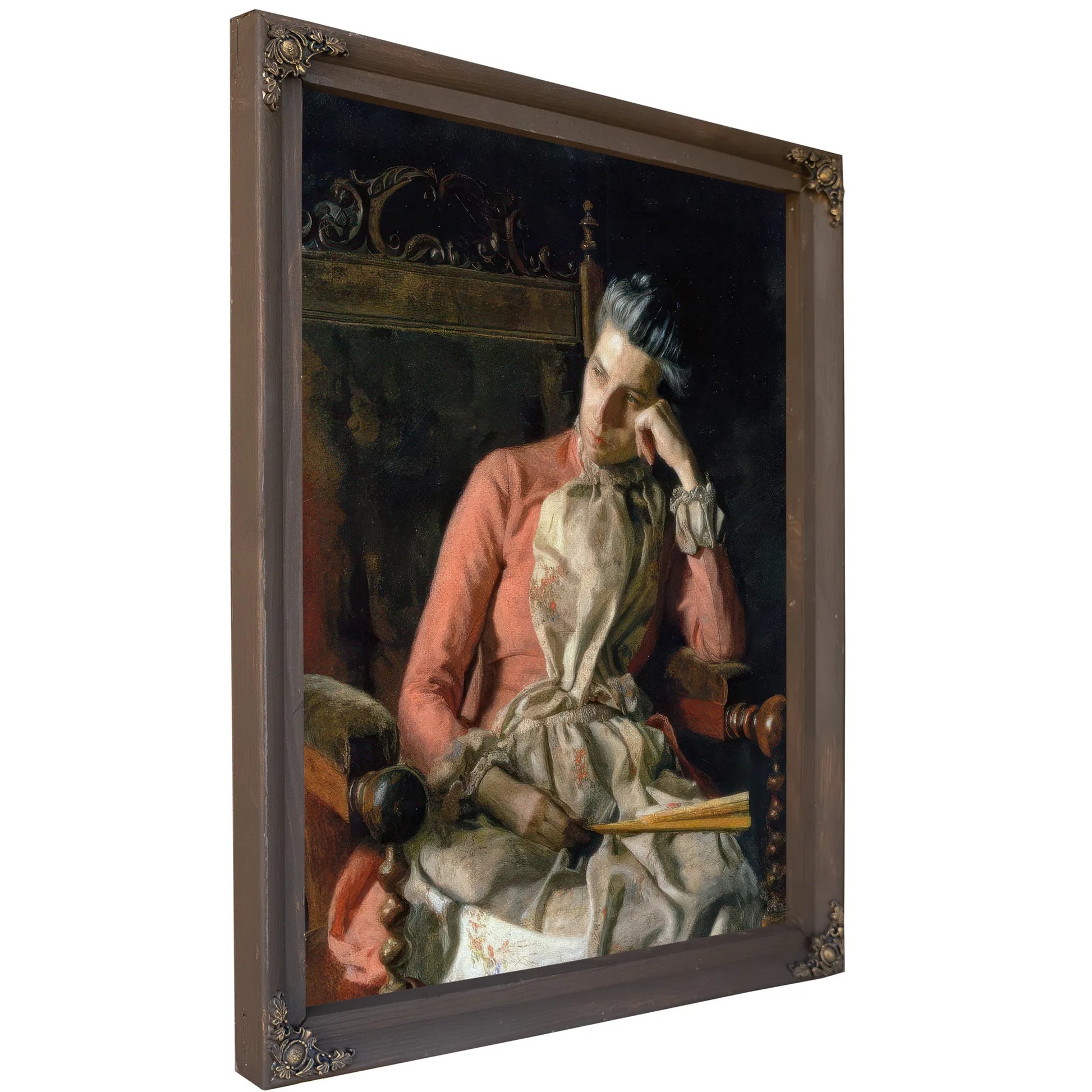Portrait Of Amelia Van Buren 1891 By Thomas Eakins Fine Art Print
