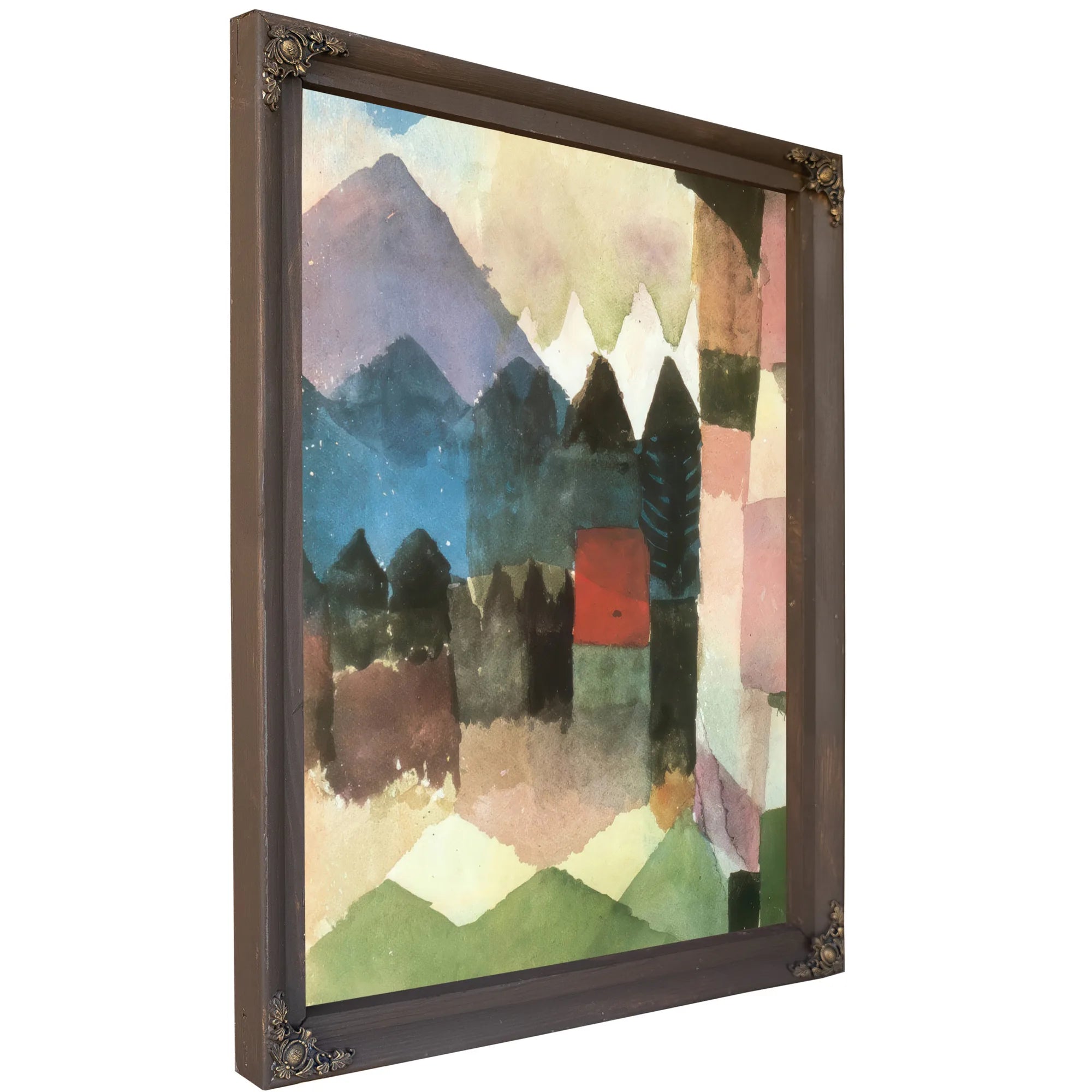 Fohn Wind In Franz Marc's Garden 1915 102 By Paul Klee Fine Art Print