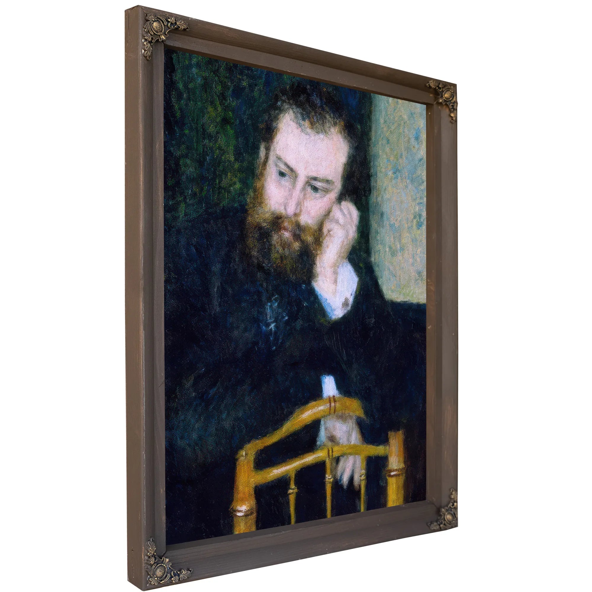 Alfred Sisley By Pierre August Renoir Fine Art Print