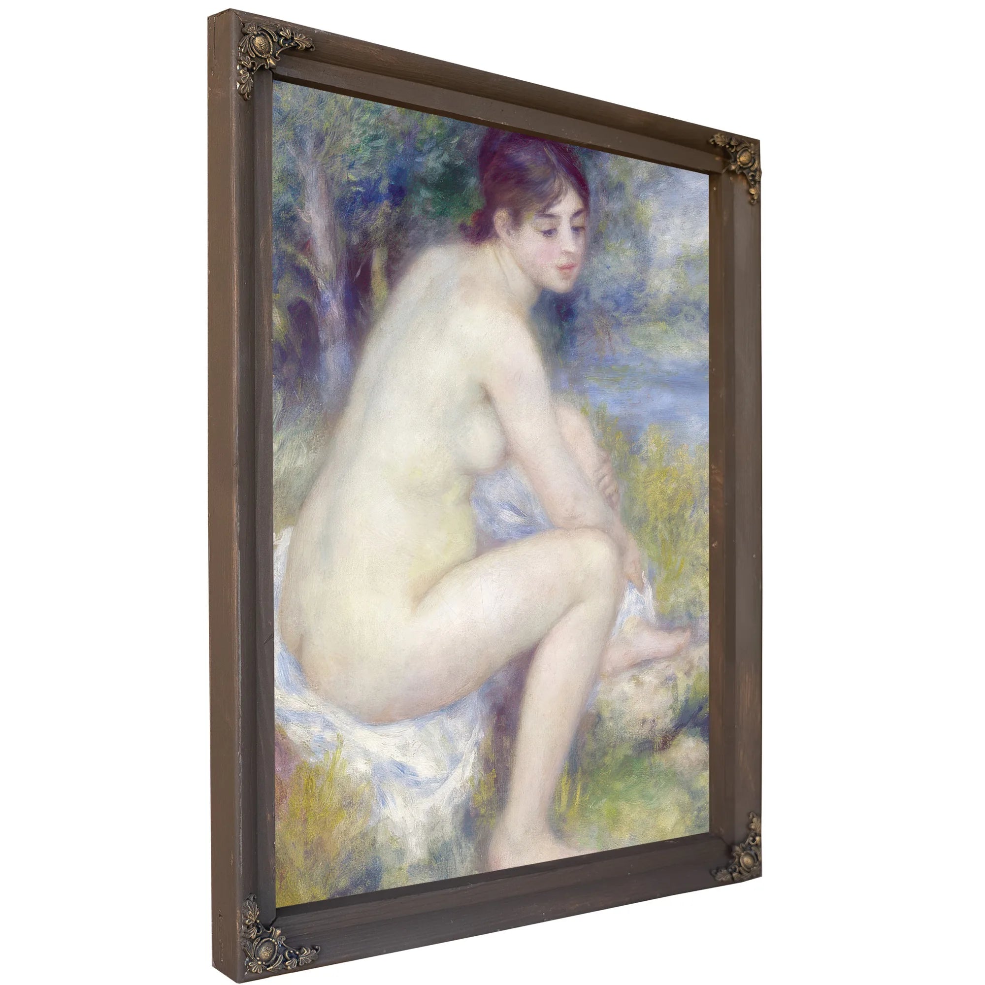 Nude In A Landscape 2 By Pierre Auguste Renoir Fine Art Print
