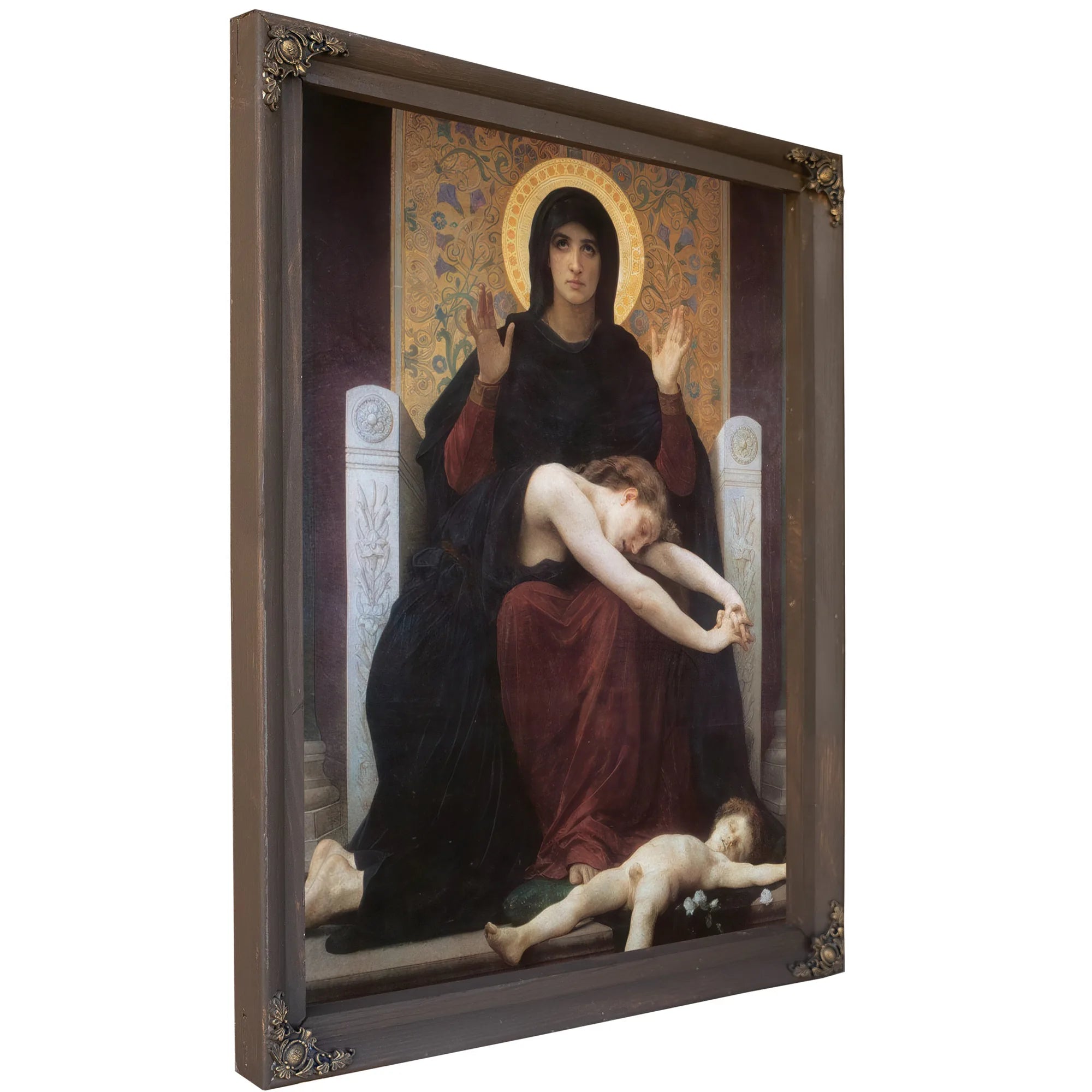 Virgin Comforter 1875 By William Adolphe Bouguereau Fine Art Print