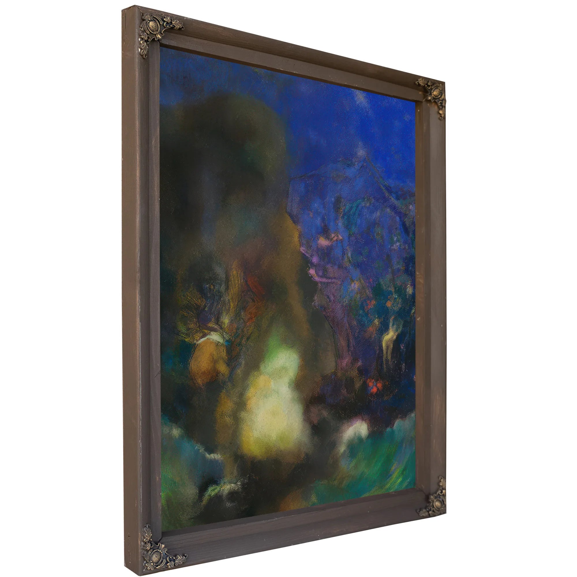 Roger Et Angelica 1910 Pastel 92 7X73Cm Museum Of Modern Art By Odilon Redon Fine Art Print