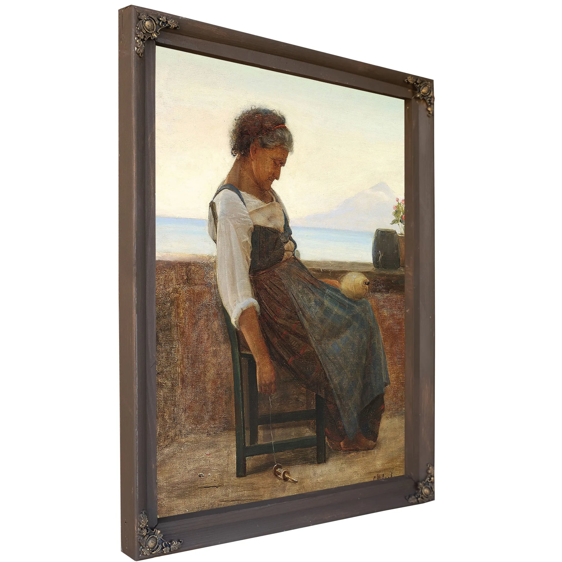 Italiensk Morlille Tager Sig Et Hvil by Carl Bloch