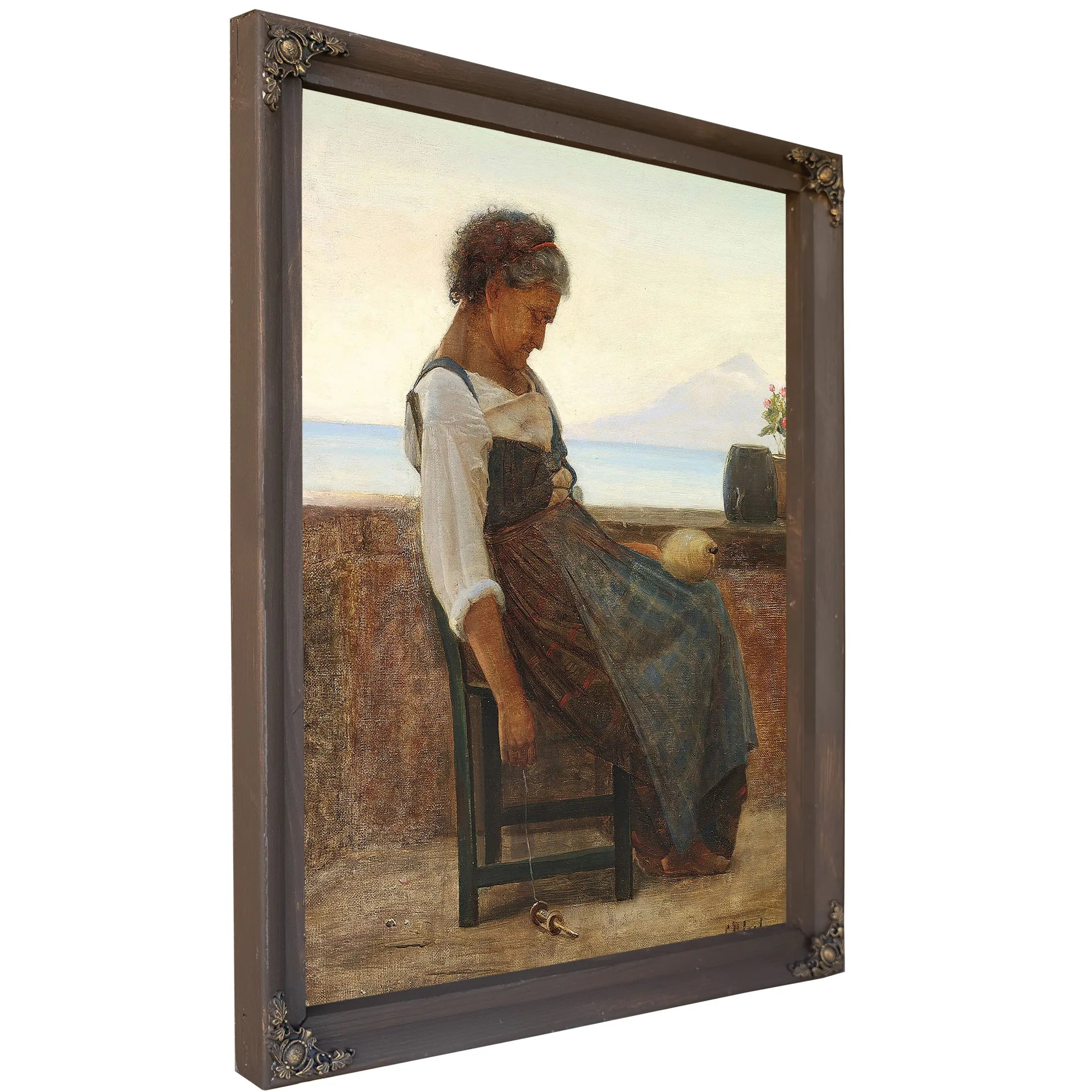 Italiensk Morlille Tager Sig Et Hvil by Carl Bloch