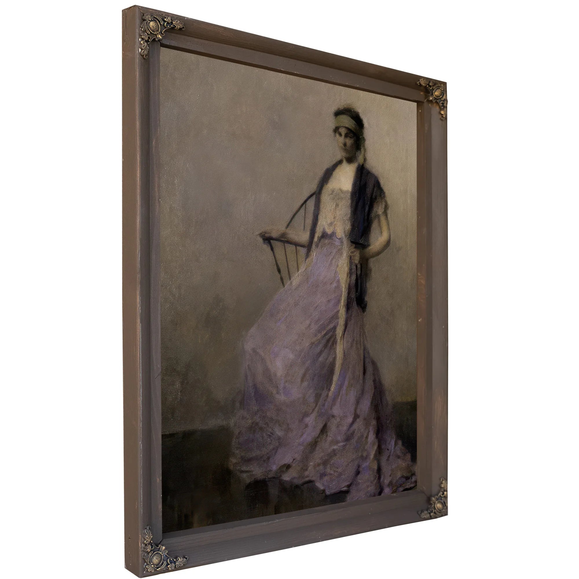Iris By Thomas Wilmer Dewing Fine Art Print